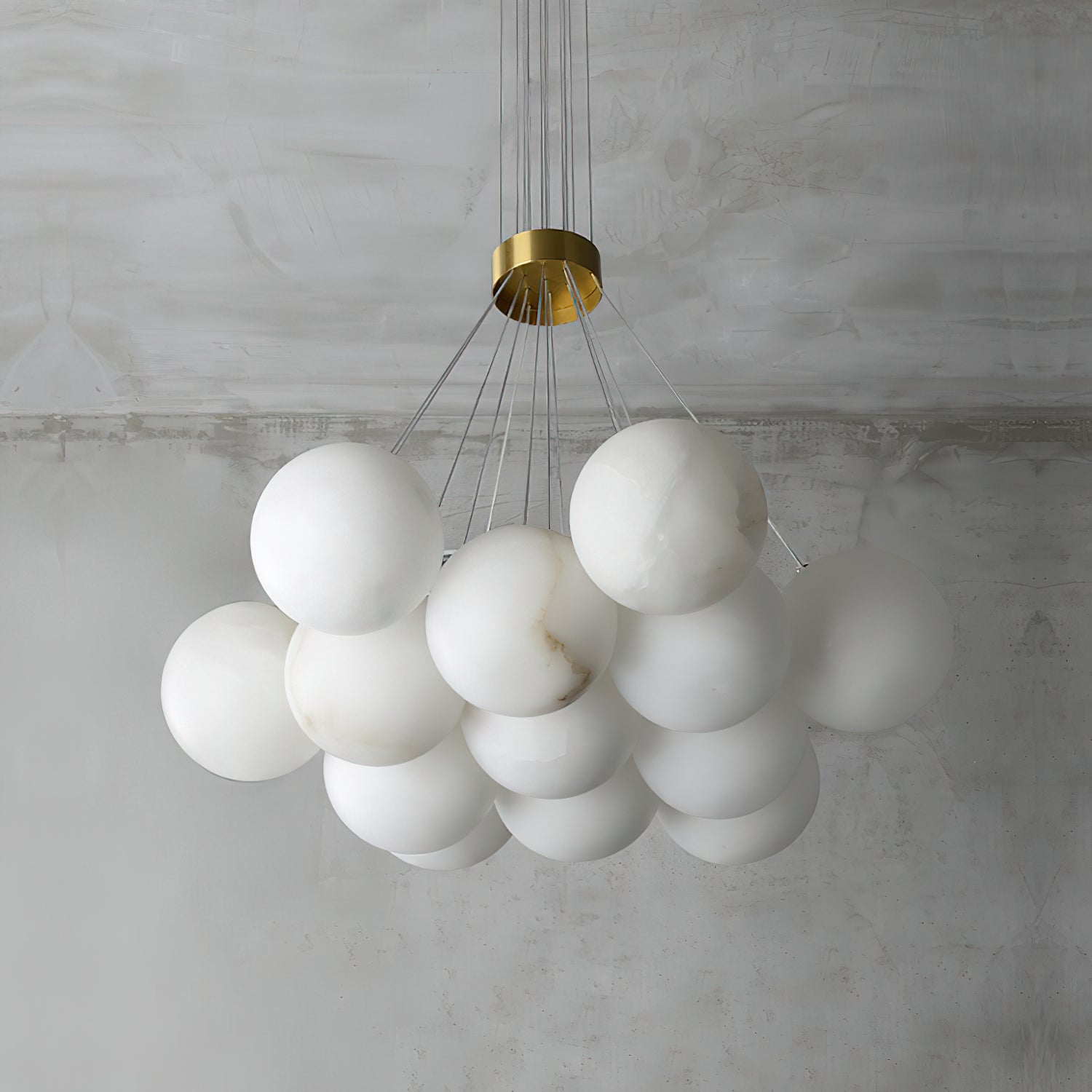 Norduvyd Individual Creativity Lunar Metal Chandelier - Lamp Copper