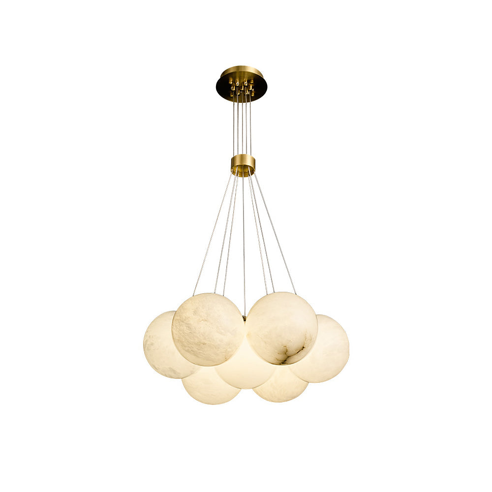 Norduvyd Individual Creativity Lunar Metal Chandelier - Lamp Copper