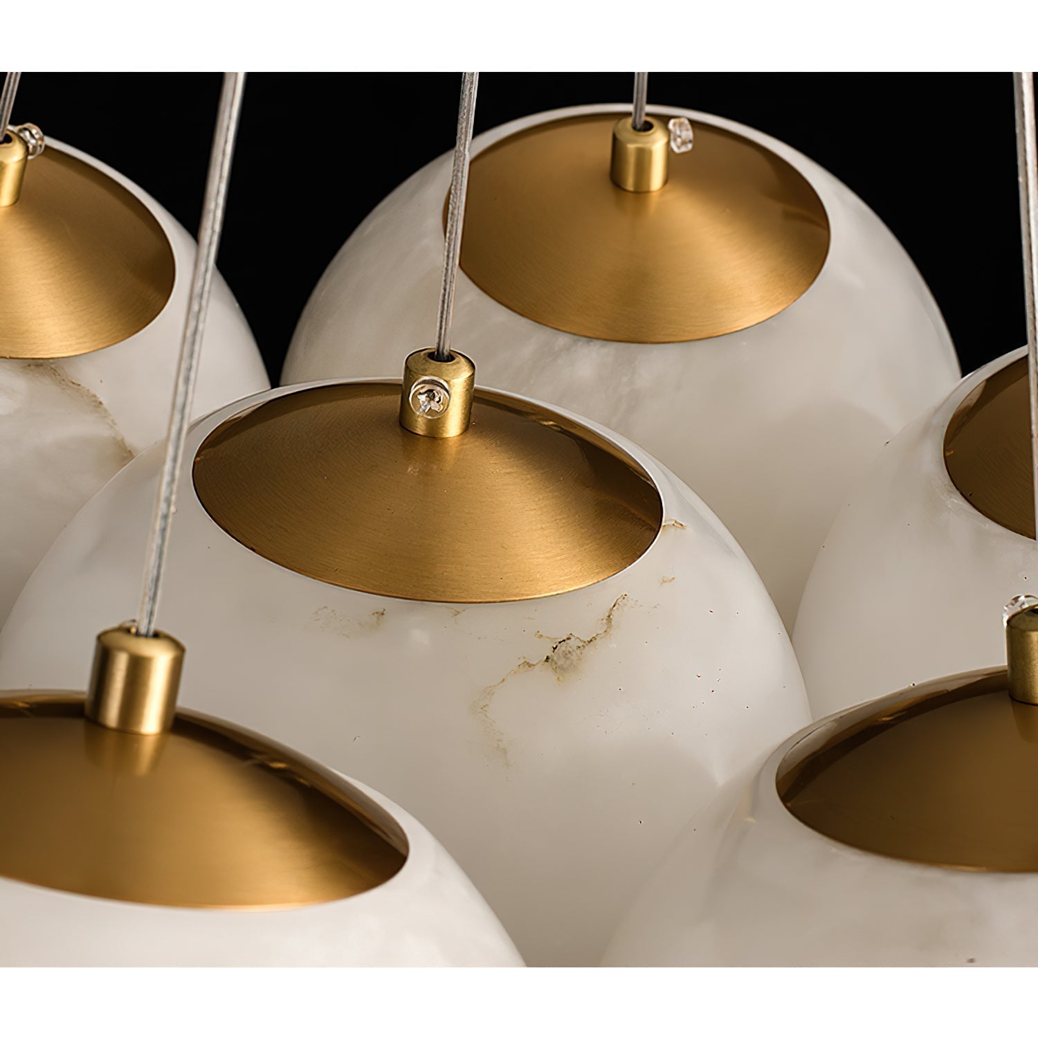 Norduvyd Individual Creativity Lunar Metal Chandelier - Lamp Copper