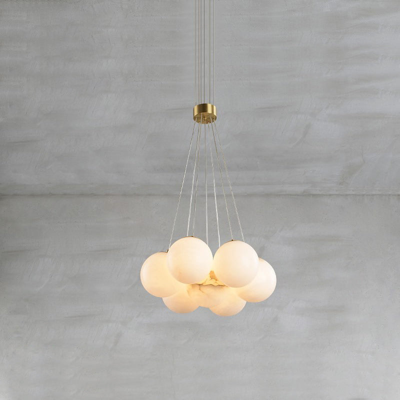 Norduvyd Individual Creativity Lunar Metal Chandelier - Lamp Copper