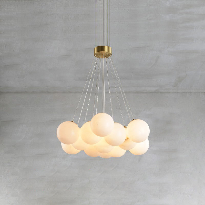 Norduvyd Individual Creativity Lunar Metal Chandelier - Lamp Copper