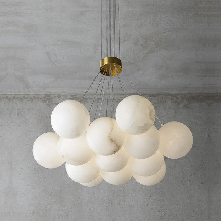 Norduvyd Individual Creativity Lunar Metal Chandelier - Lamp Copper