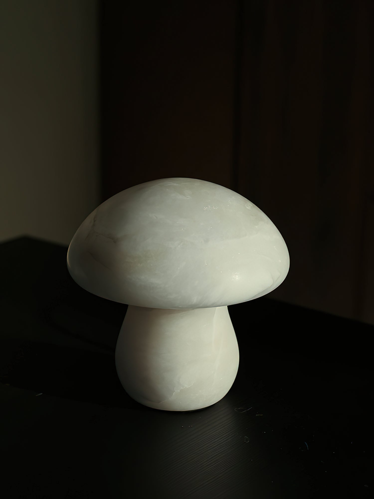 Alabaster Mushroom Table Lamp - Lamp Copper