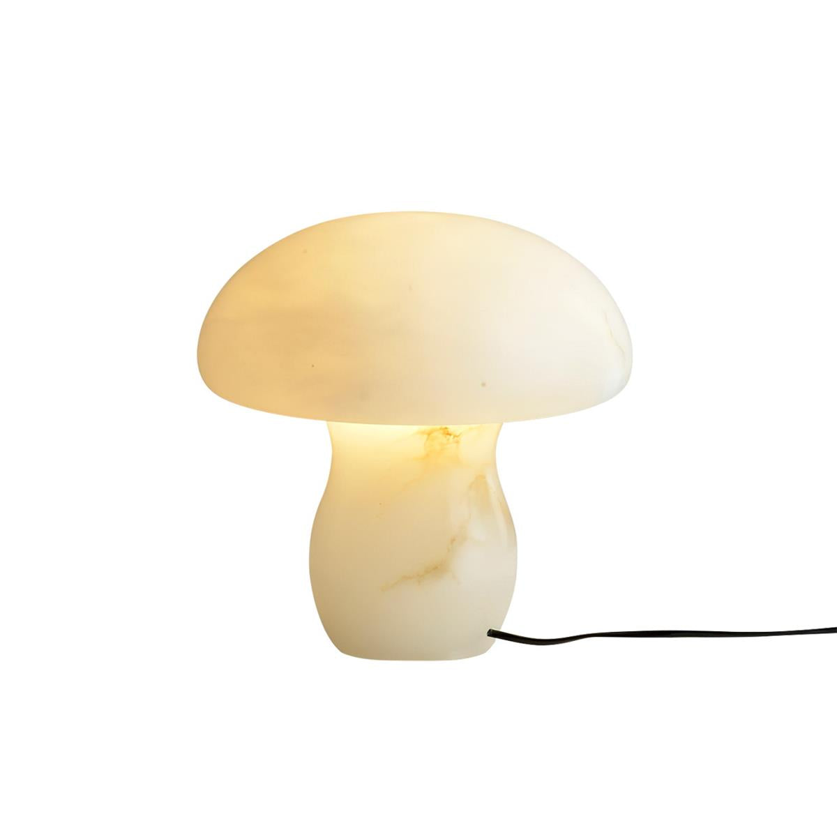 Alabaster Mushroom Table Lamp - Lamp Copper