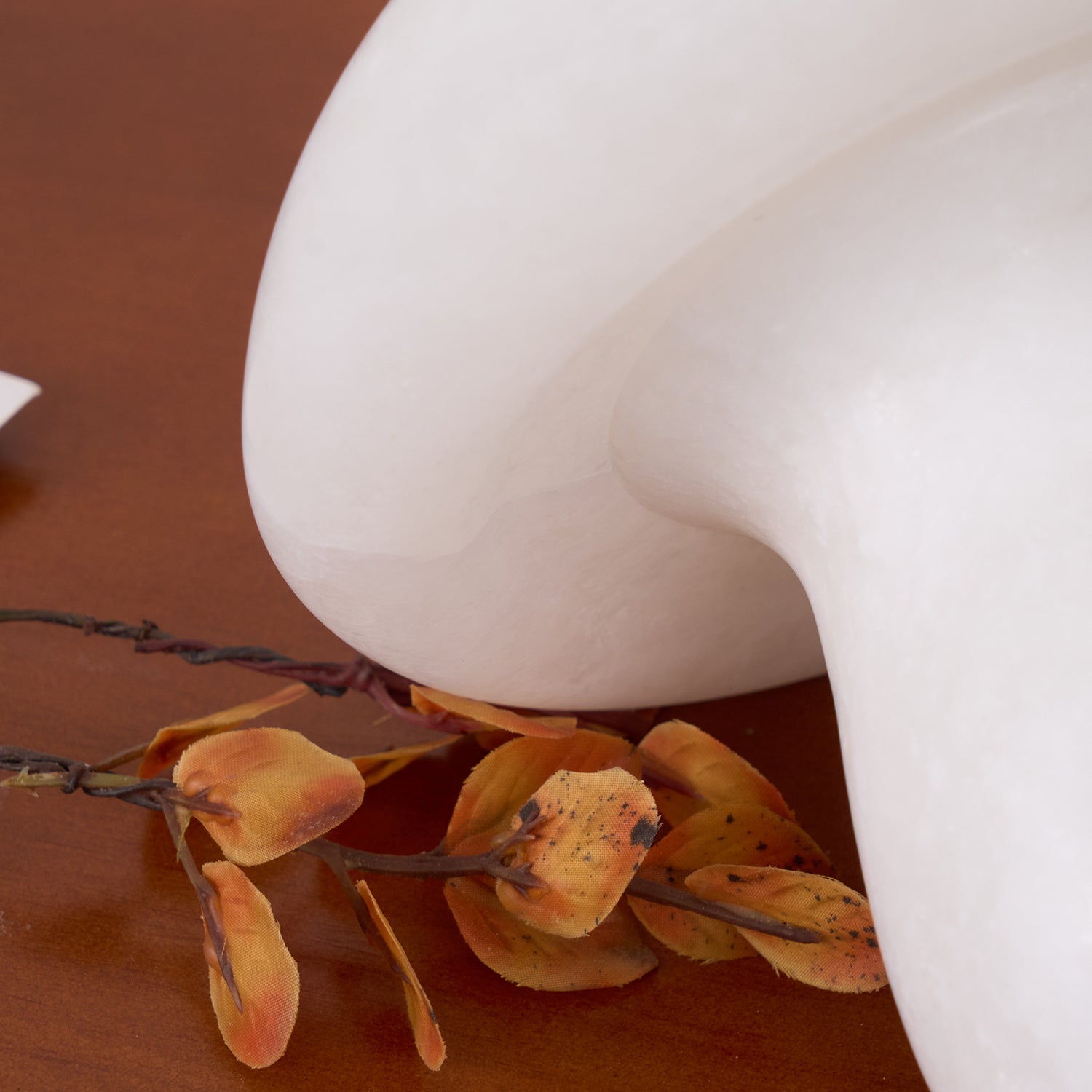 Alabaster Mushroom Table Lamp - Lamp Copper