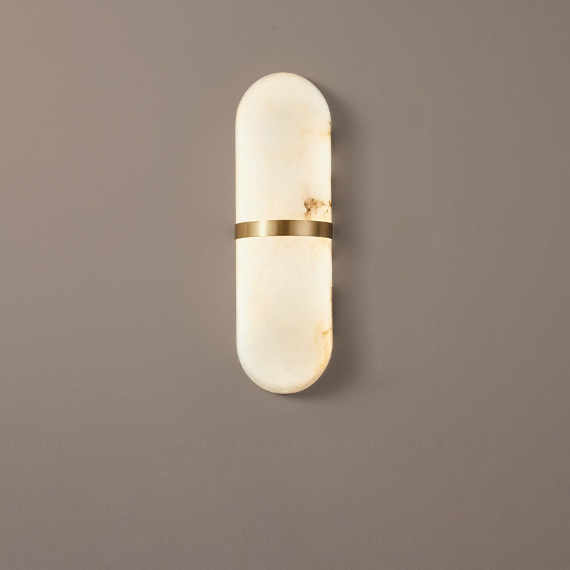Vitheion Minimalist Alabaster Wall Light - Neutralighting