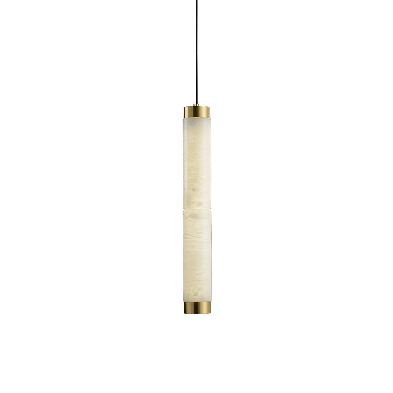 Plotuvyi Modern Strip Alabaster Pendant Light - Lamp Copper