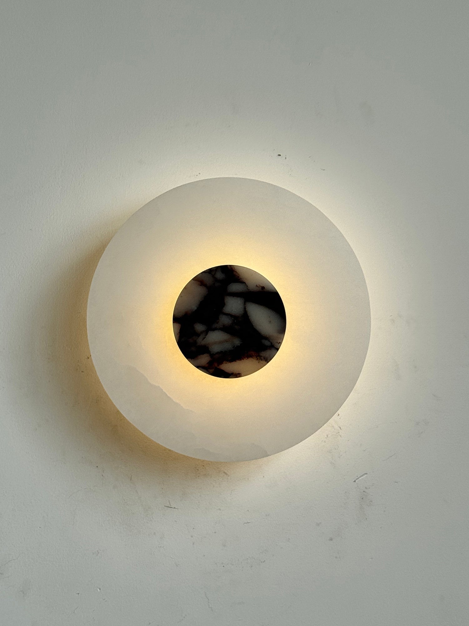 Rauduvyi Modern Minimalist Alabaster Wall Lamp - Lamp Copper