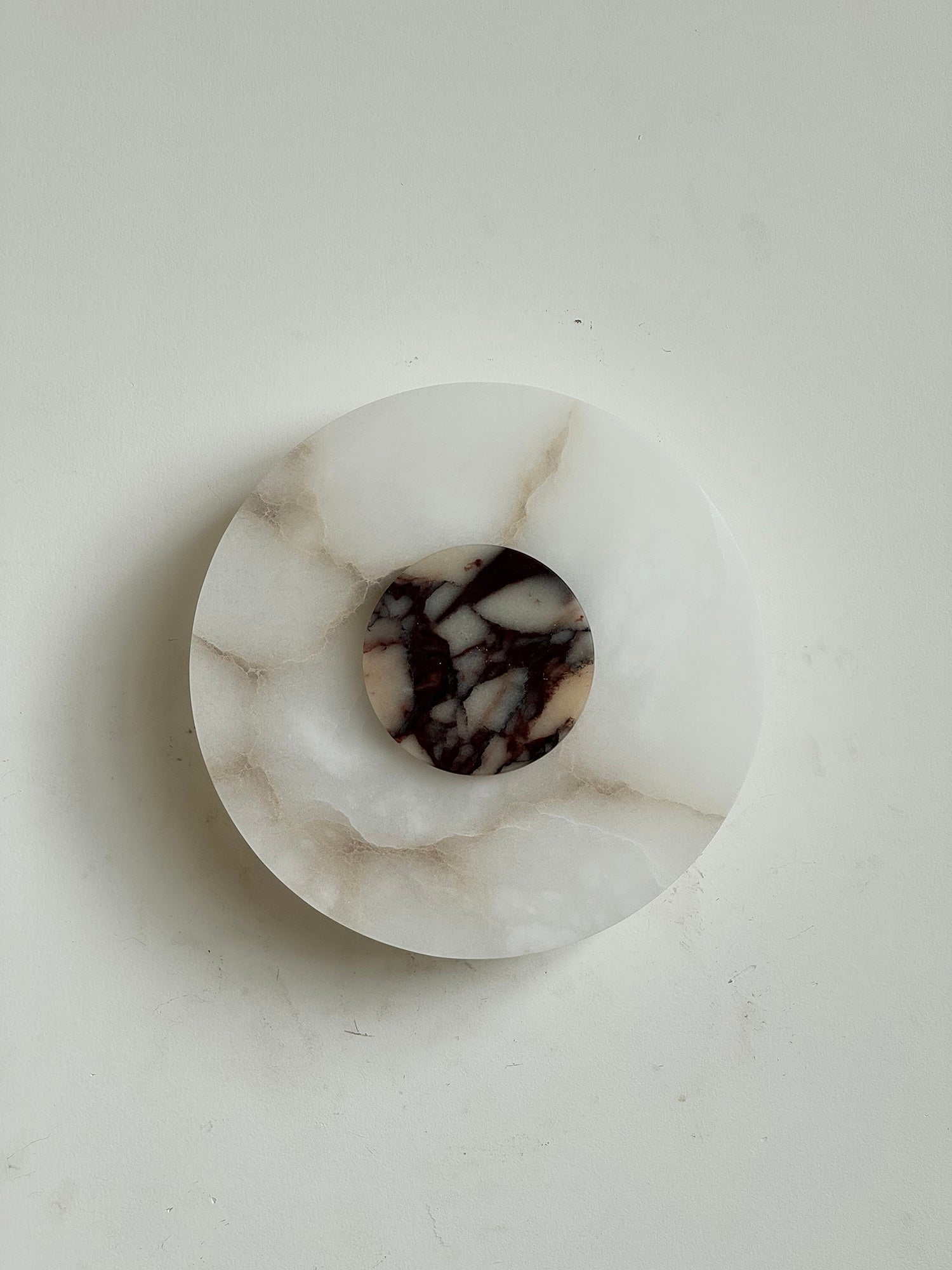 Rauduvyi Modern Minimalist Alabaster Wall Lamp - Lamp Copper