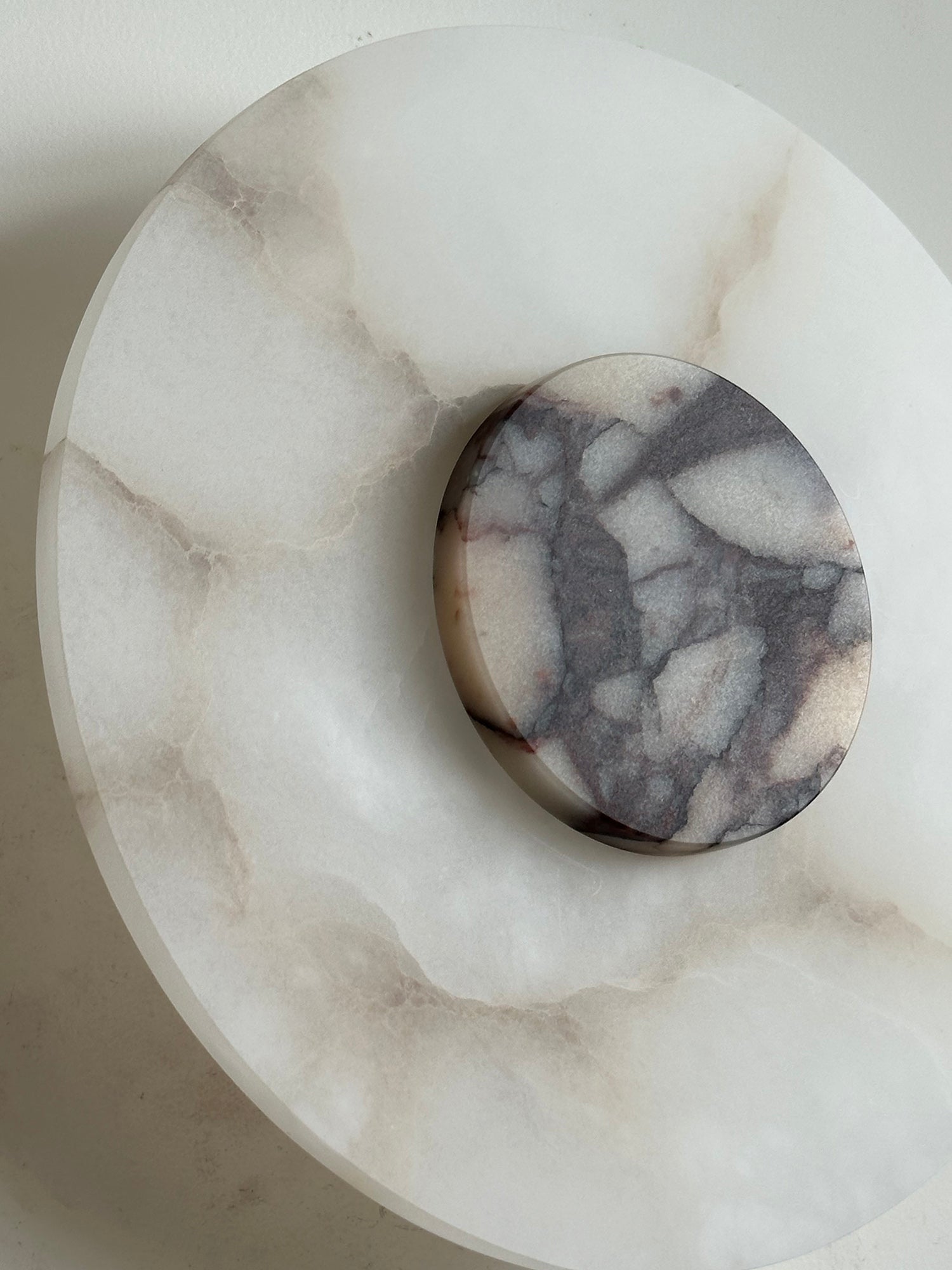 Rauduvyi Modern Minimalist Alabaster Wall Lamp - Lamp Copper