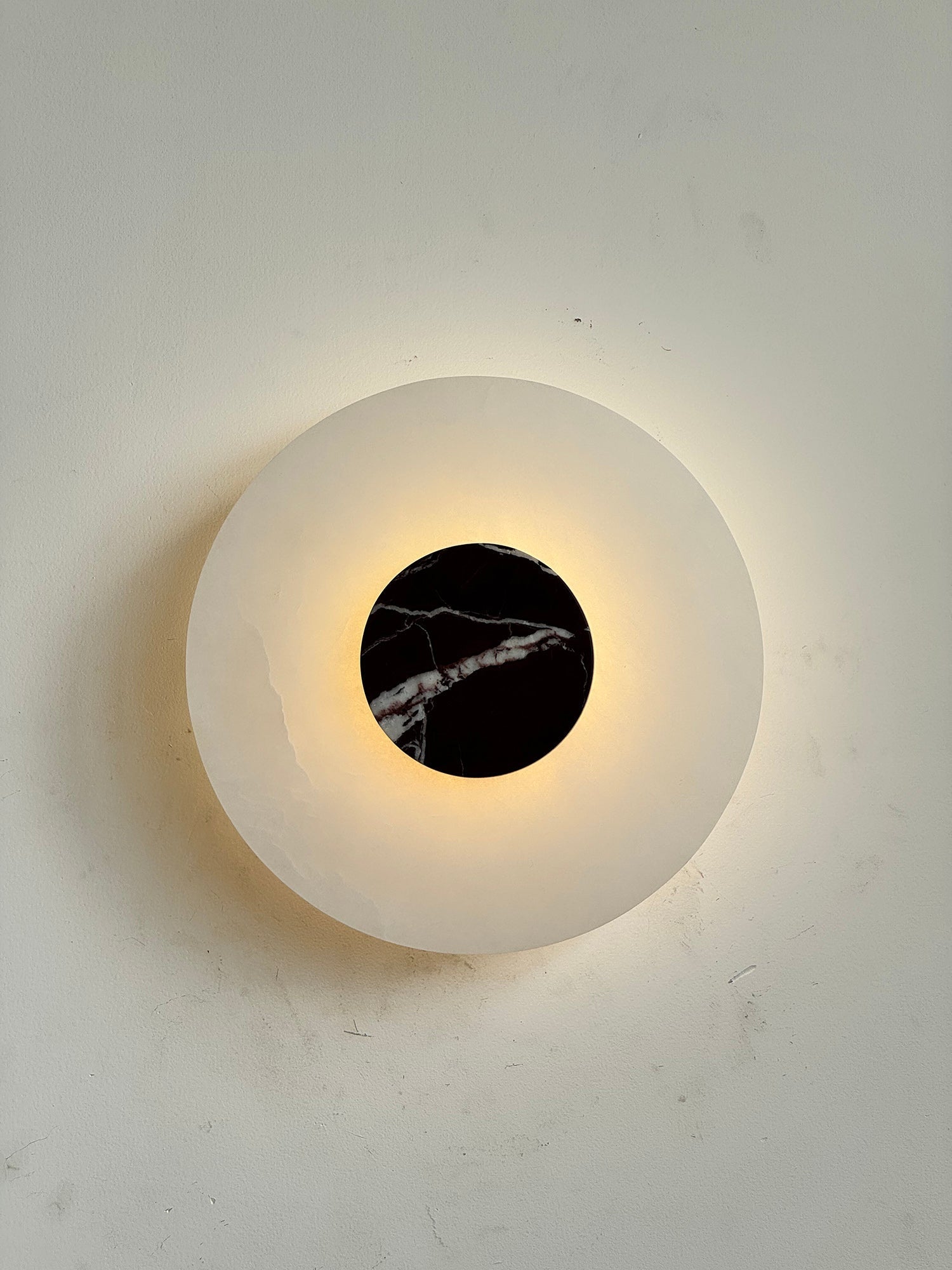 Rauduvyi Modern Minimalist Alabaster Wall Lamp - Lamp Copper