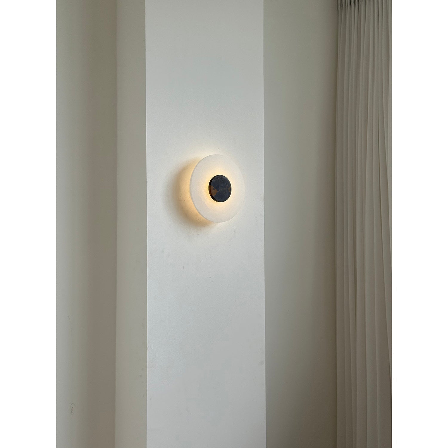Rauduvyi Modern Minimalist Alabaster Wall Lamp - Lamp Copper