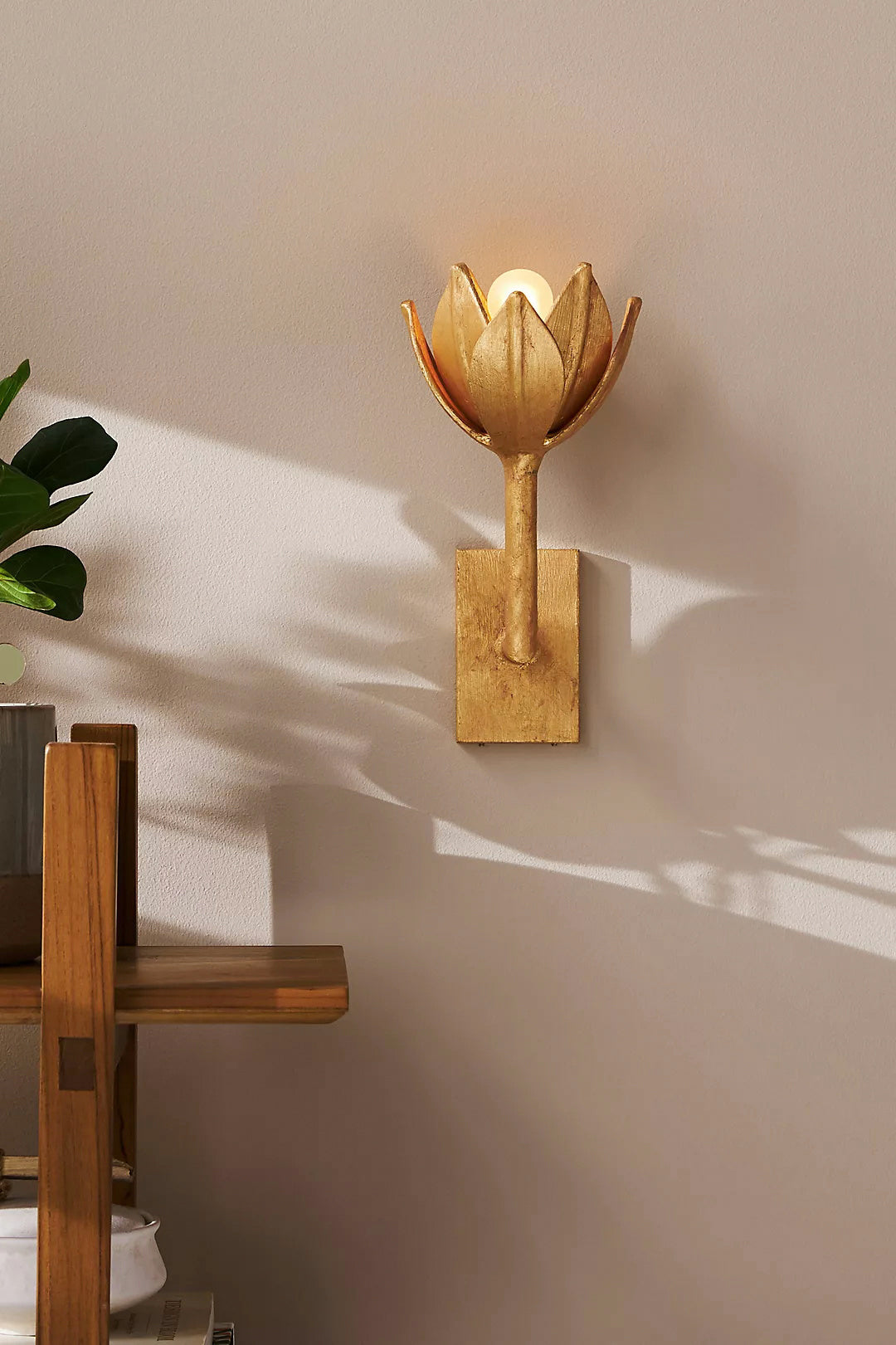 Ulfuvyn Modern Minimalist Brass Wall Lamp - Lamp Copper