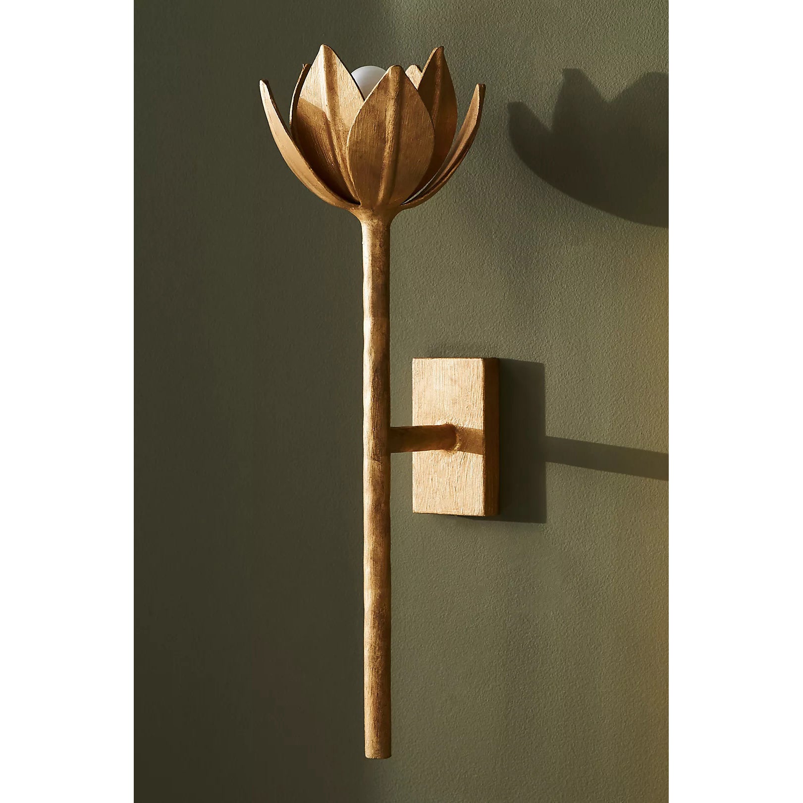 Ulfuvyn Modern Minimalist Brass Wall Lamp - Lamp Copper