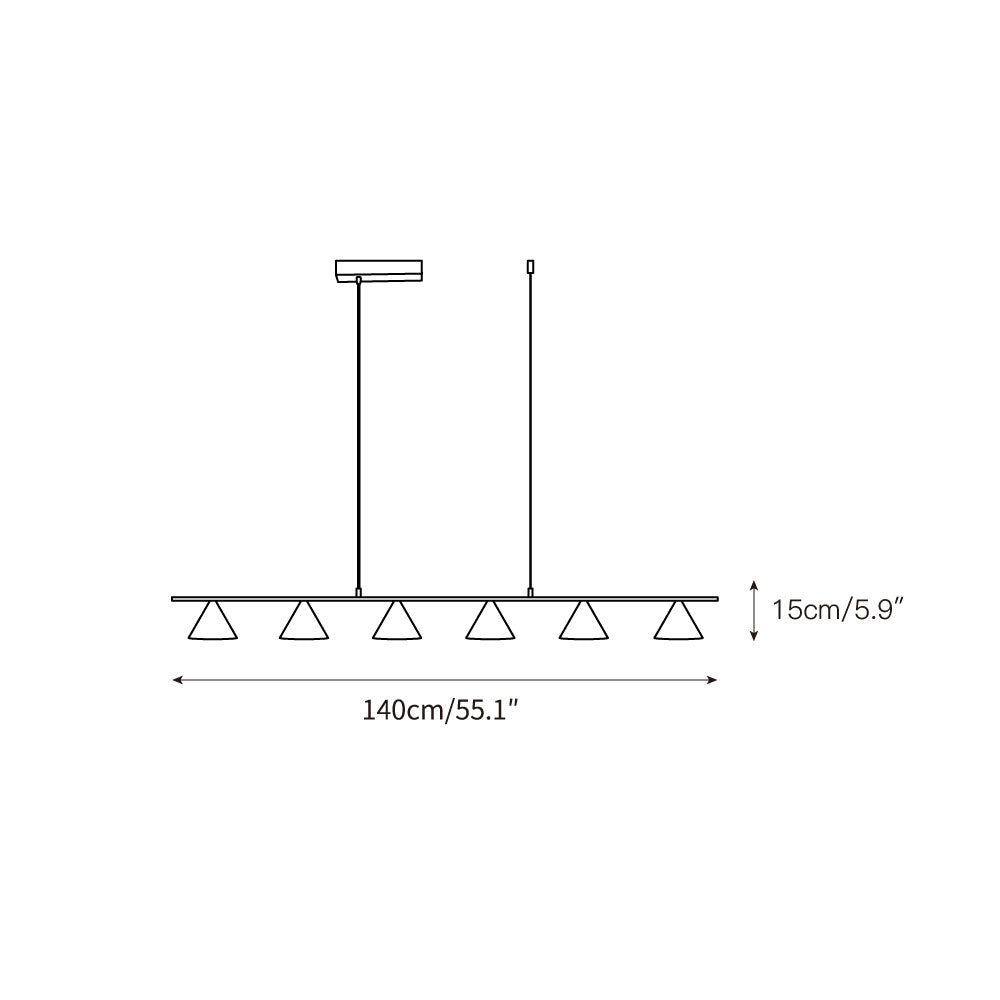 Ulfuvyi Modern Minimalist Travertine Pendant Lamp - Lamp Copper