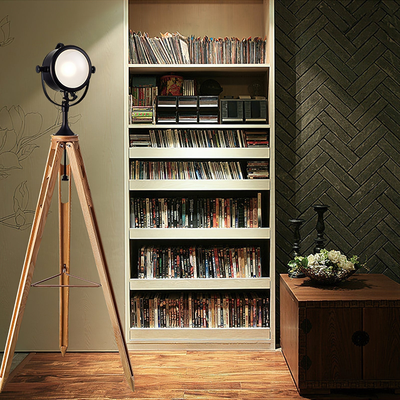 Alfred Tripod Floor Lamp - Lamp Copper