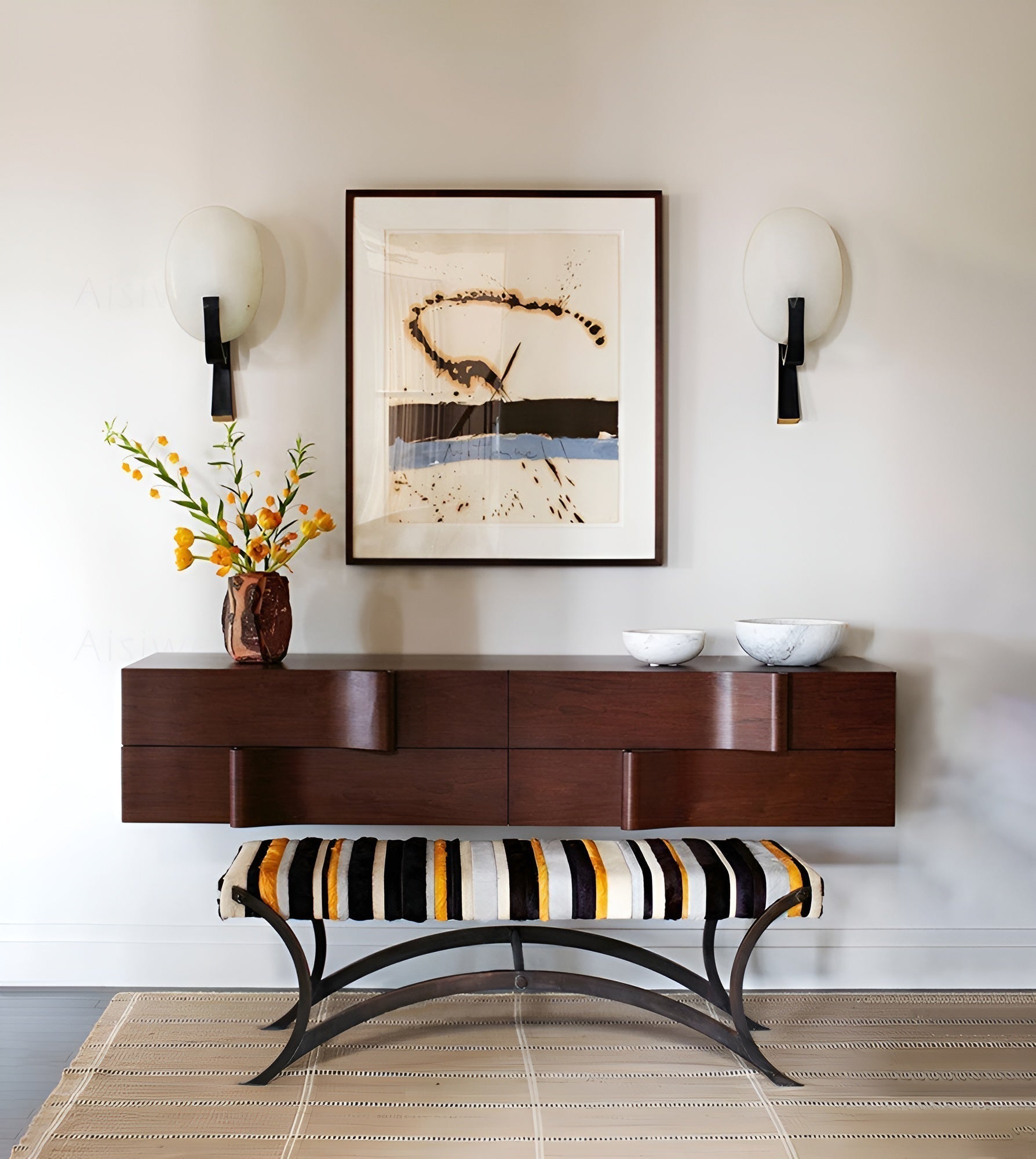 Selene Modern Alabaster Wall Lamp - Neutralighting