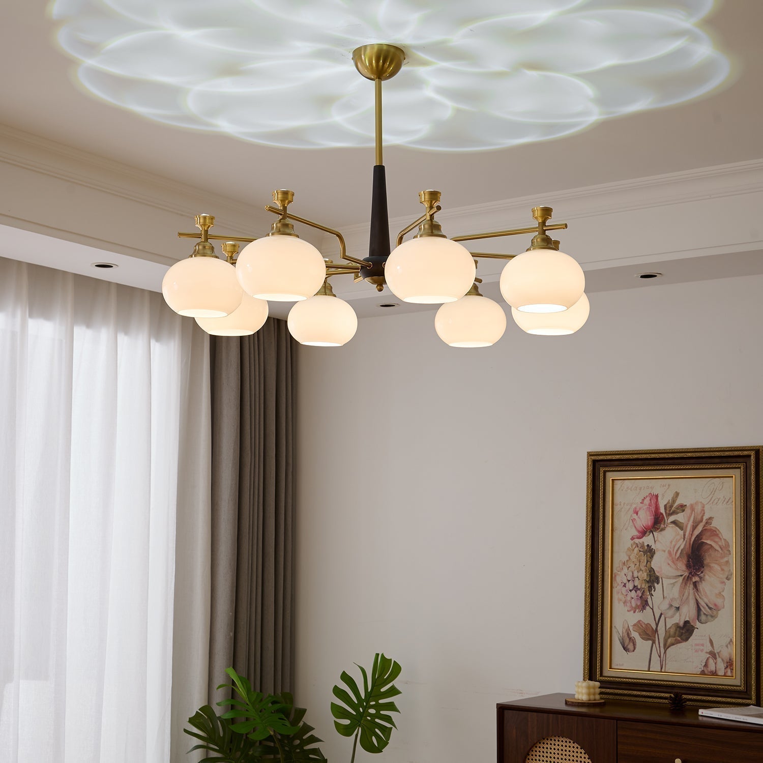 Alistair Sphere Chandelier - Blowlighting