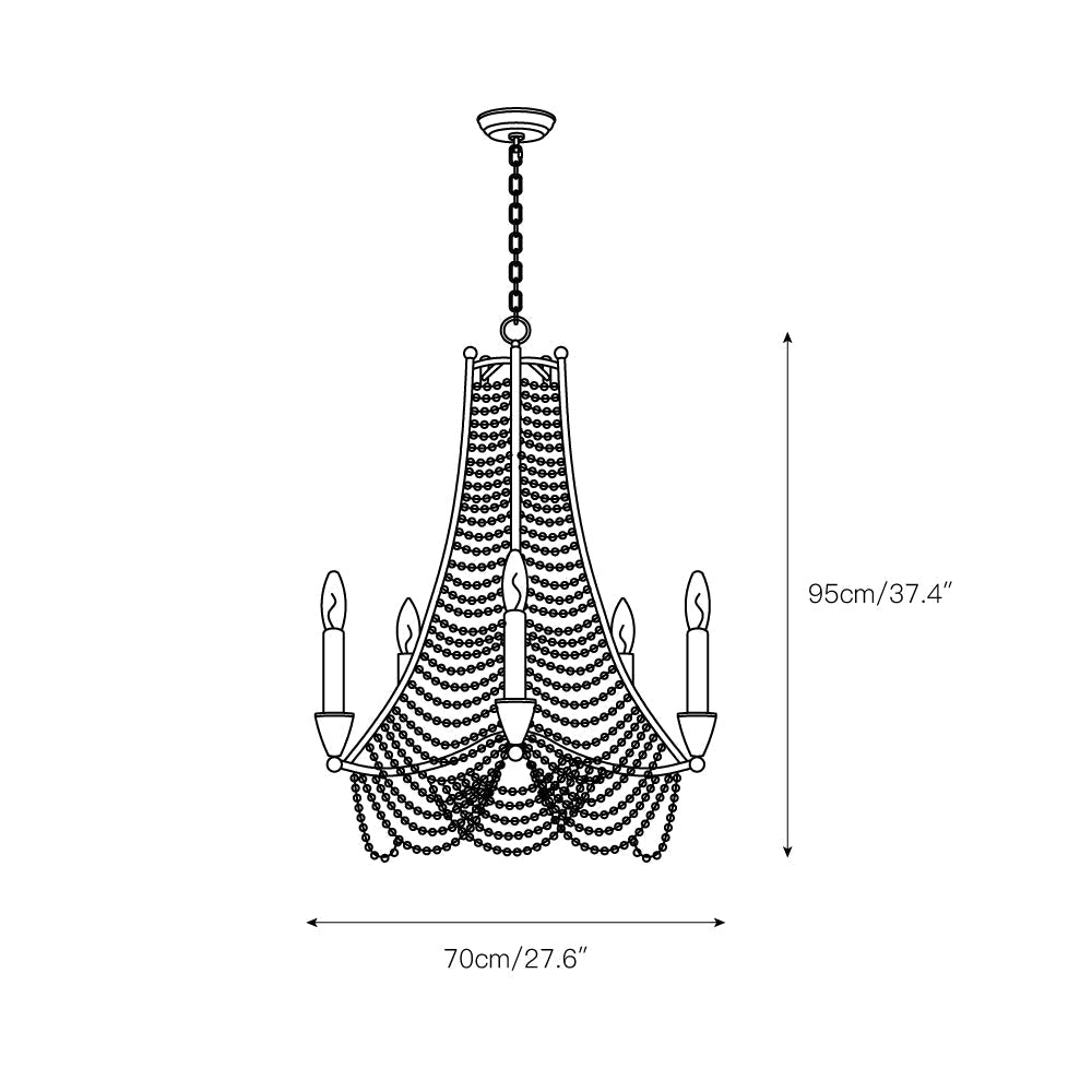 Zoruvyn Postmodern Luxury Crystal Chandelier - Lamp Copper