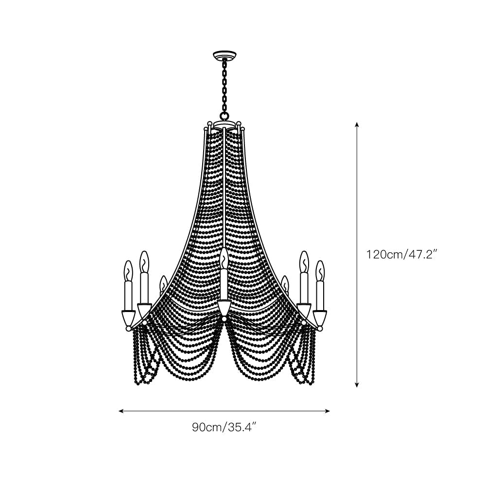 Zoruvyn Postmodern Luxury Crystal Chandelier - Lamp Copper
