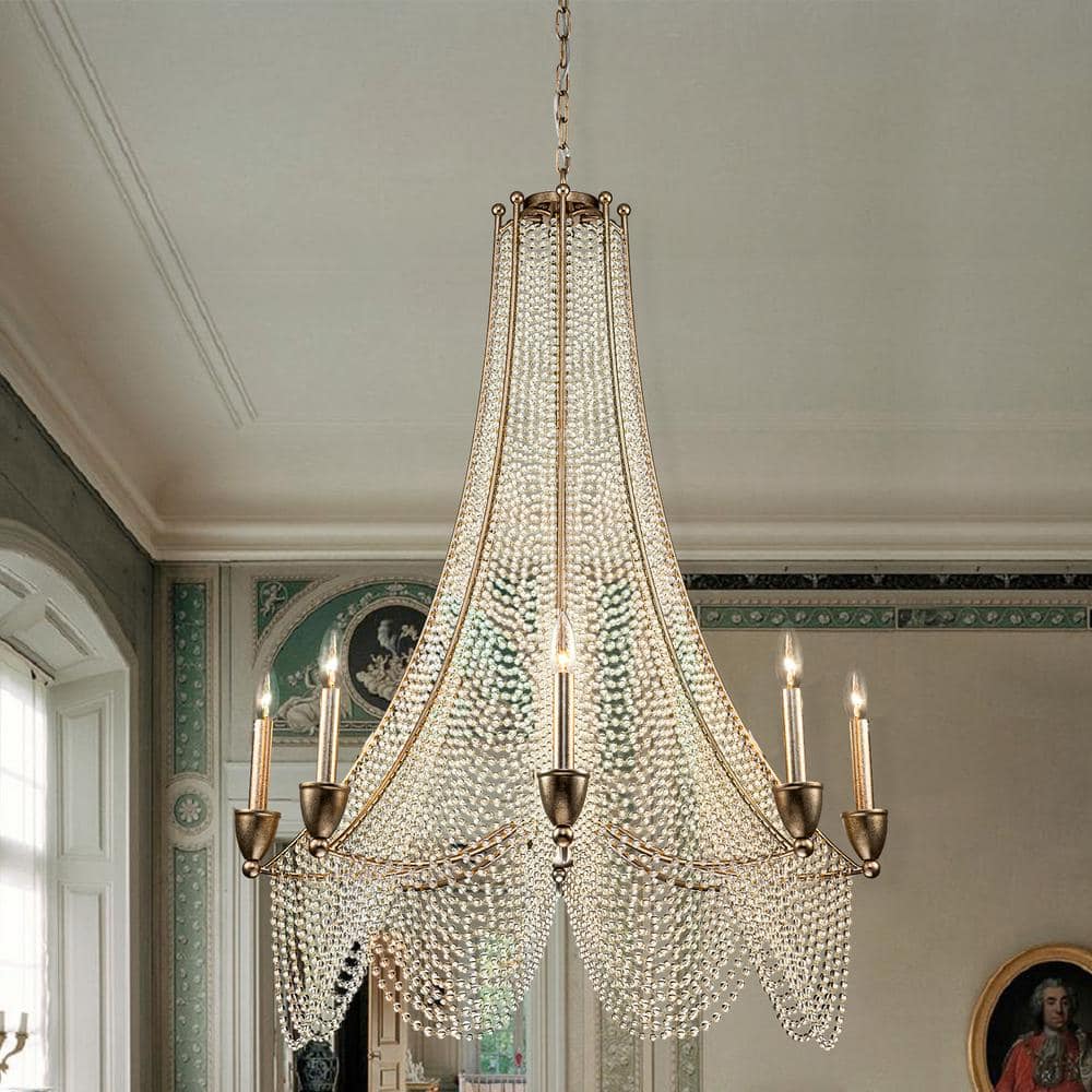 Zoruvyn Postmodern Luxury Crystal Chandelier - Lamp Copper