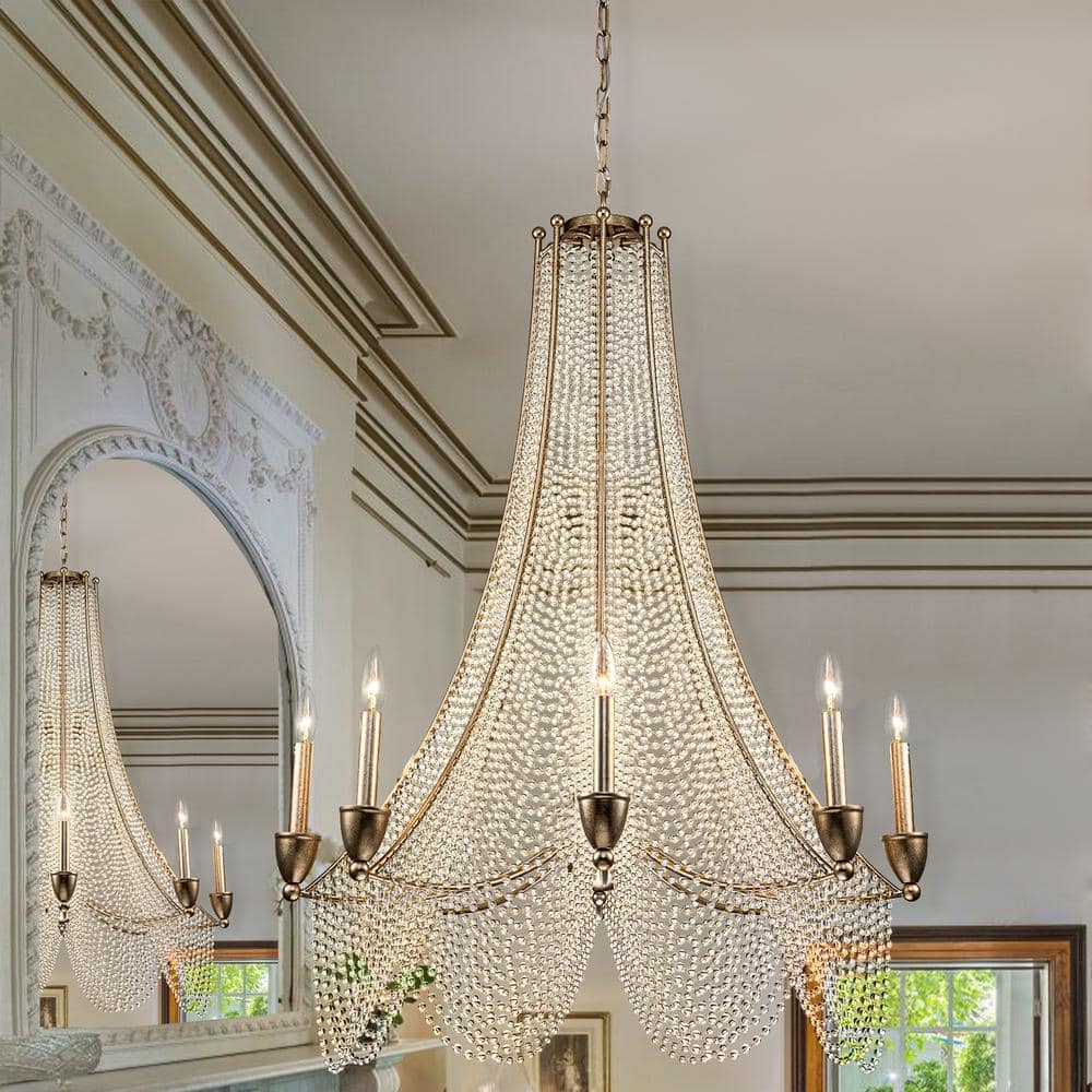 Zoruvyn Postmodern Luxury Crystal Chandelier - Lamp Copper