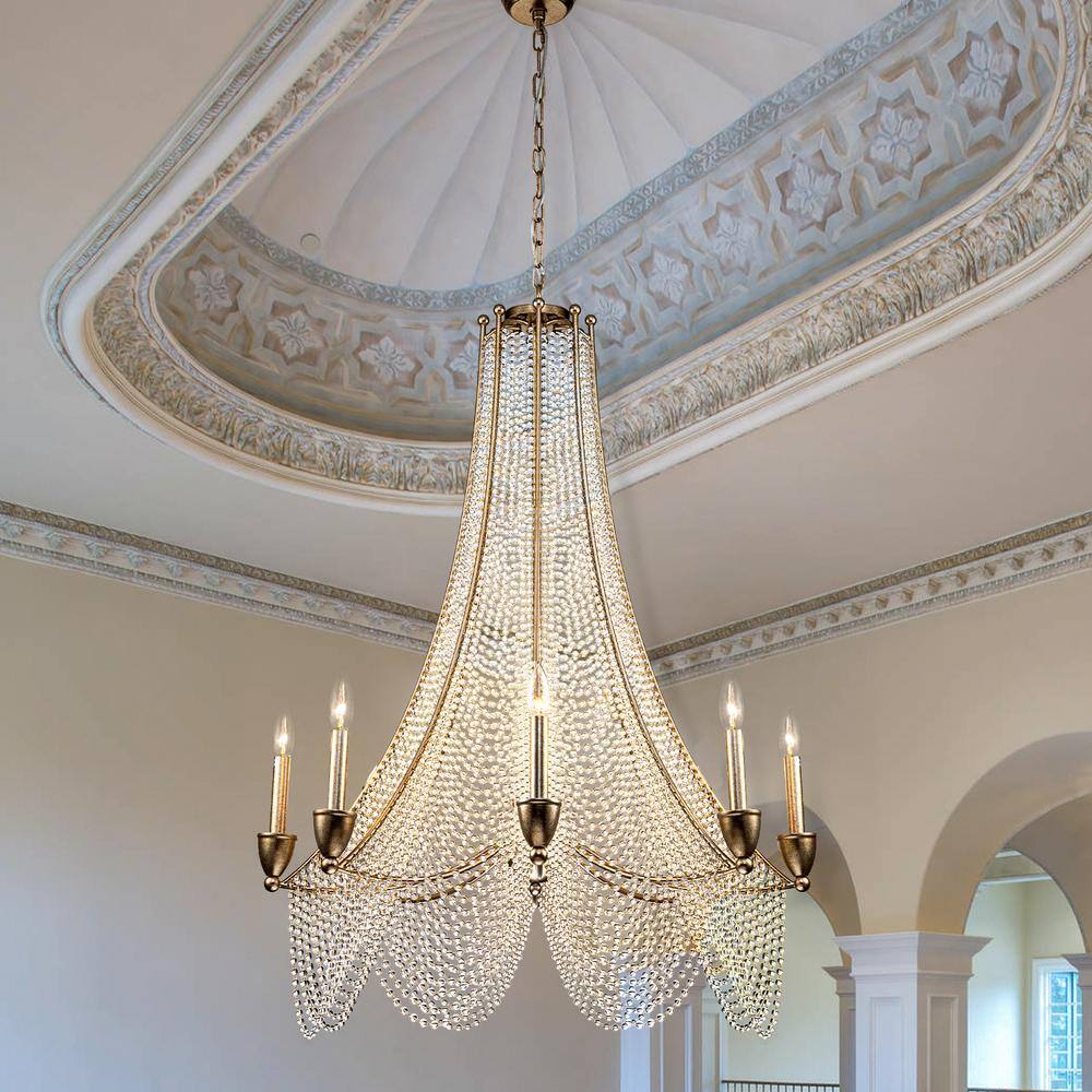 Zoruvyn Postmodern Luxury Crystal Chandelier - Lamp Copper