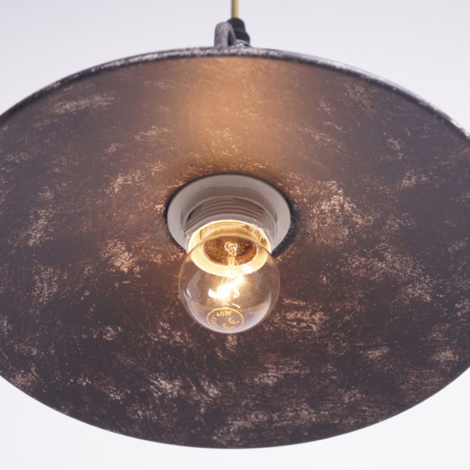 Yrvuvyi Modern Minimalist Industrial Metal Pendant Light - Lamp Copper
