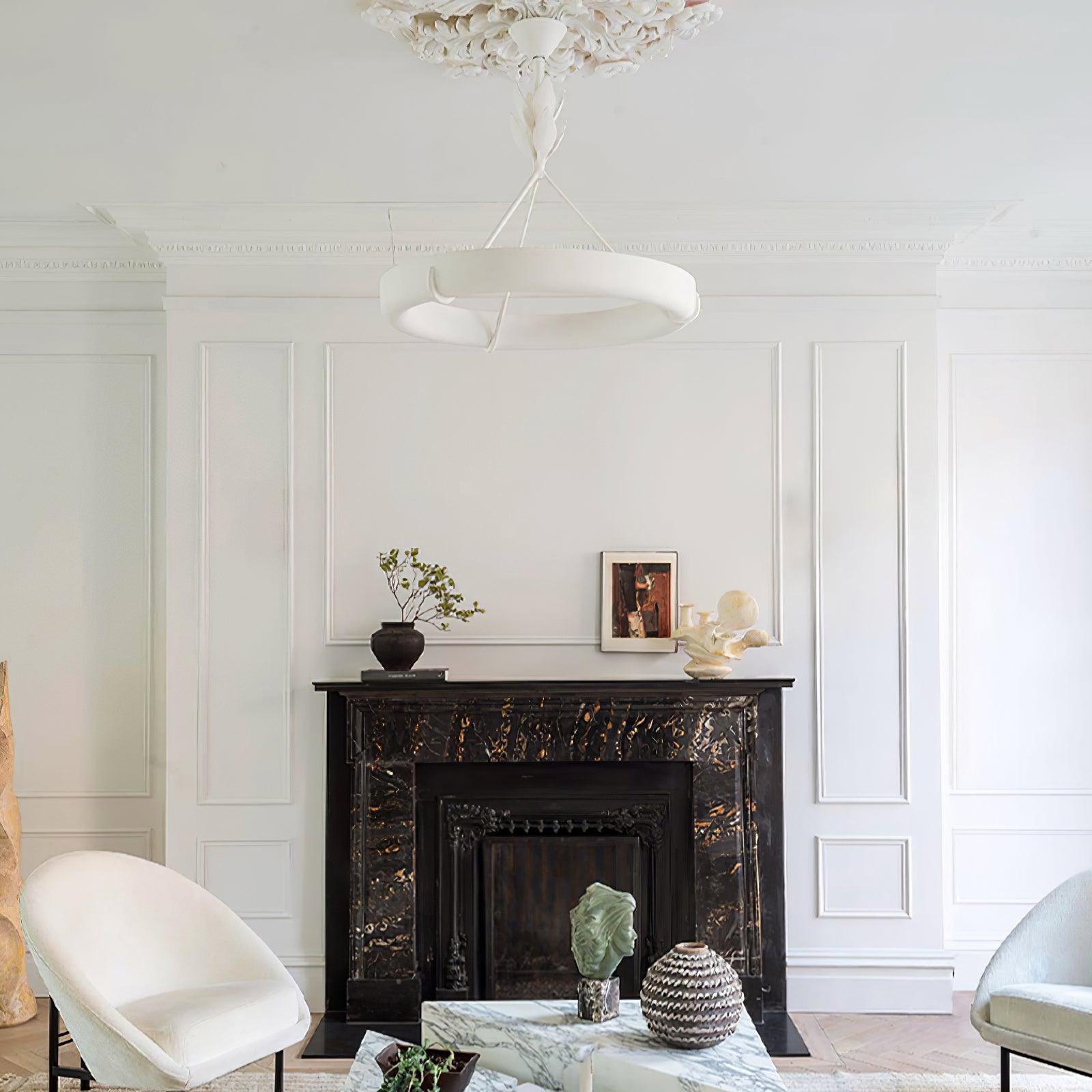 Tinsley Plaster Chandelier - Blowlighting