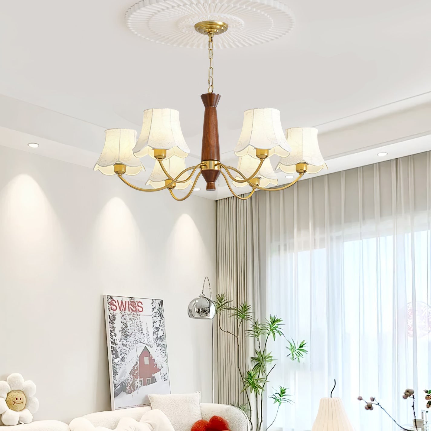 Alyssa Fabric Chandelier - Blowlighting