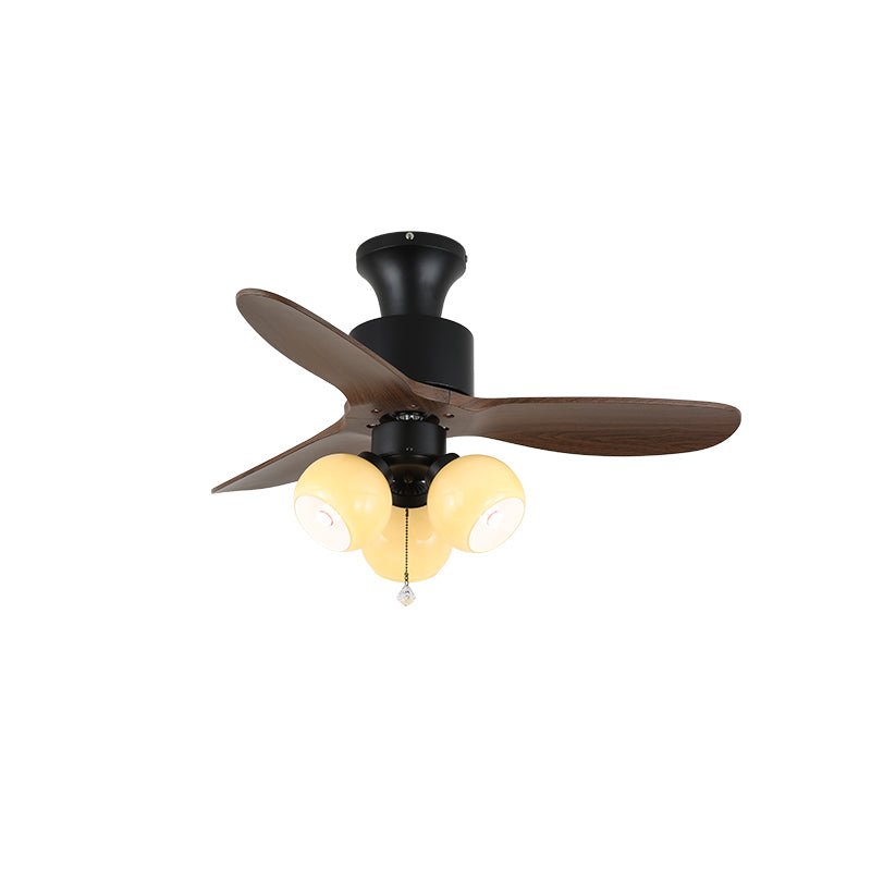 Ventilatore da soffitto Veloria con luce con paralume Bianco