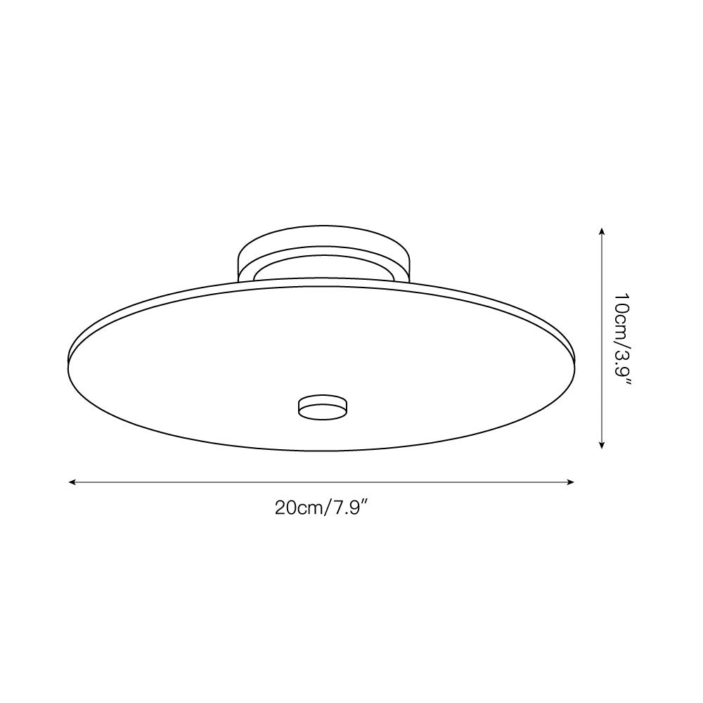 Jarnbruvyn Modern Brass Alabaster Metal Ceiling Lamp - Lamp Copper