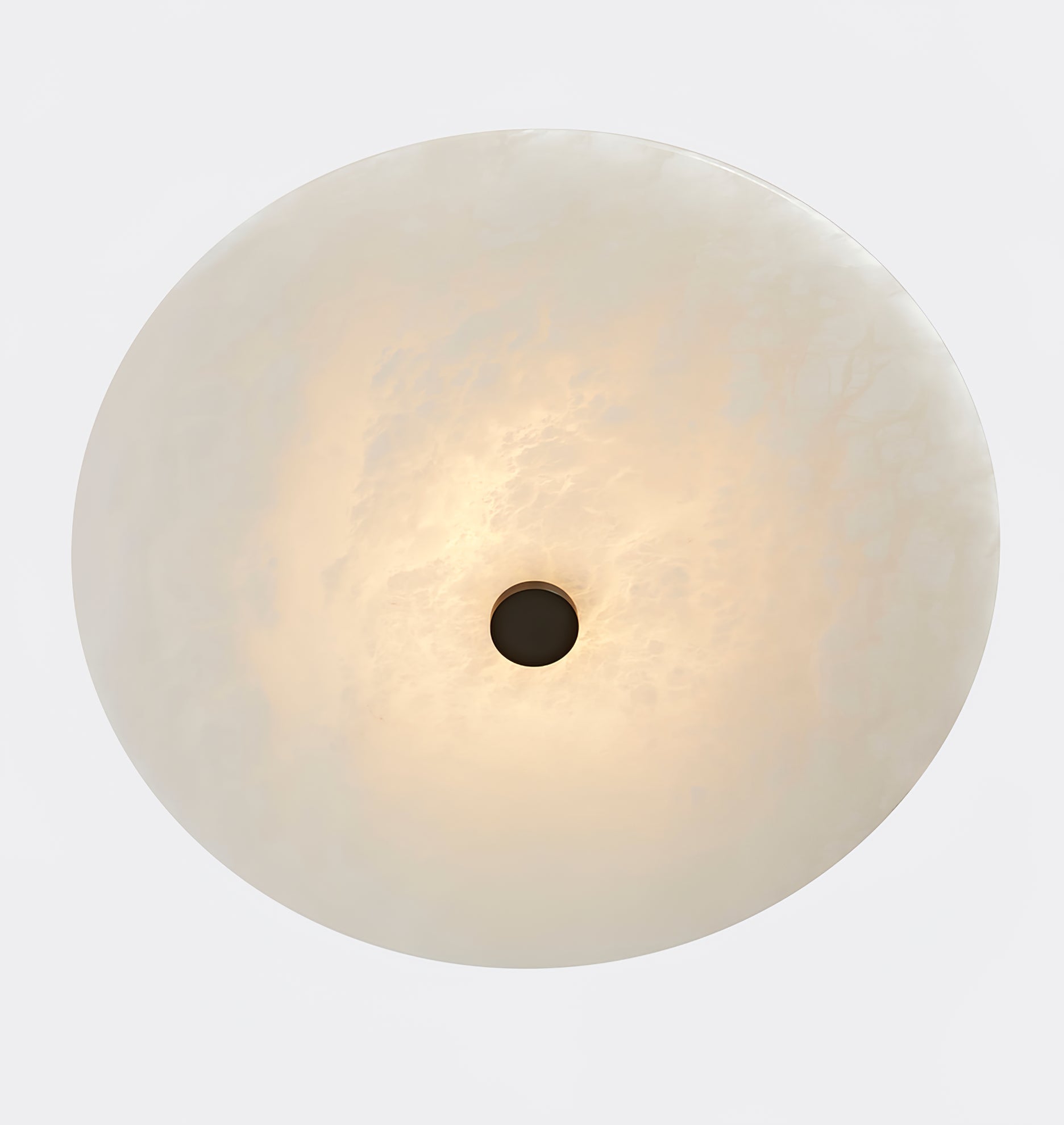 Jarnbruvyn Modern Brass Alabaster Metal Ceiling Lamp - Lamp Copper