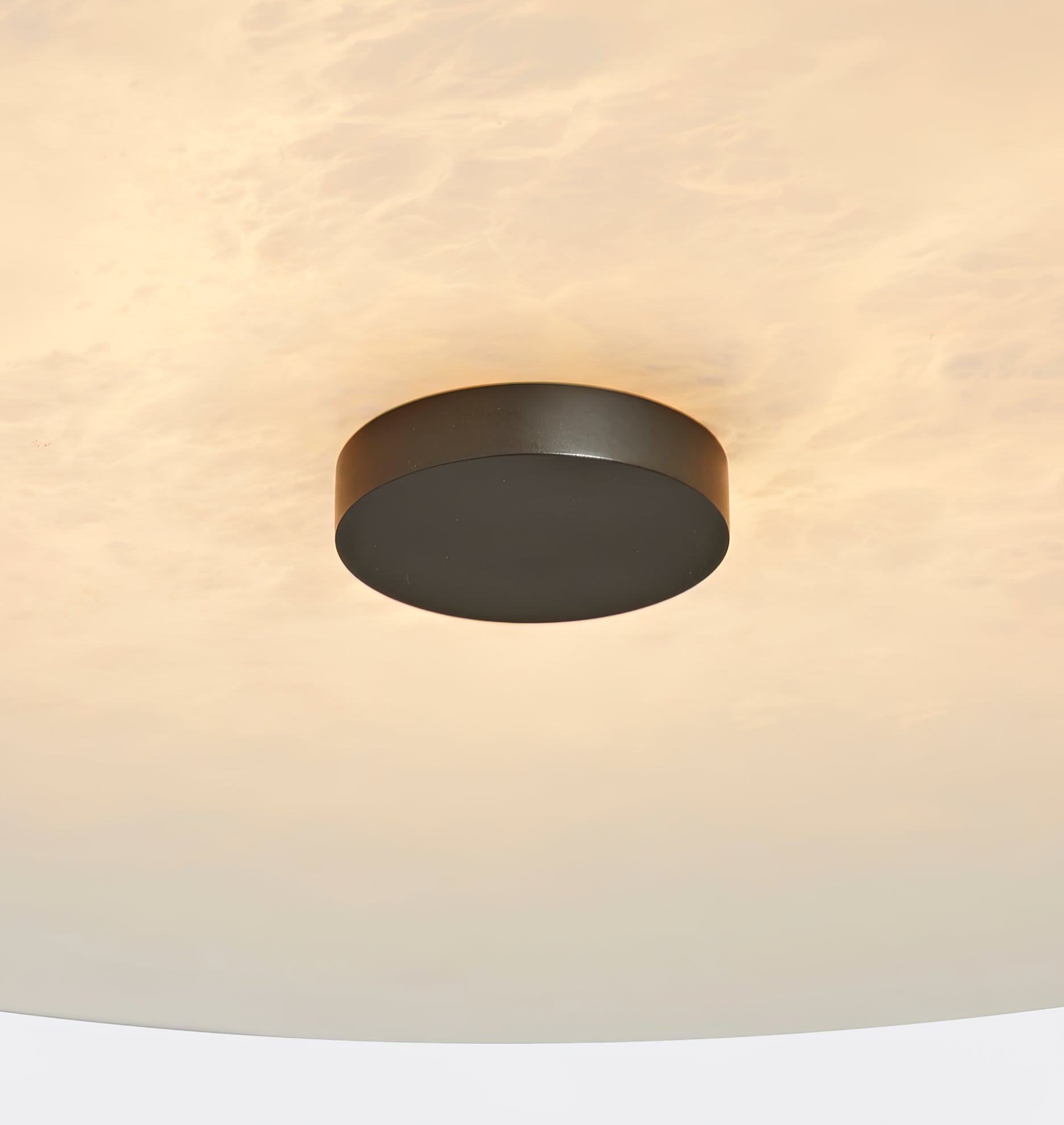 Jarnbruvyn Modern Brass Alabaster Metal Ceiling Lamp - Lamp Copper