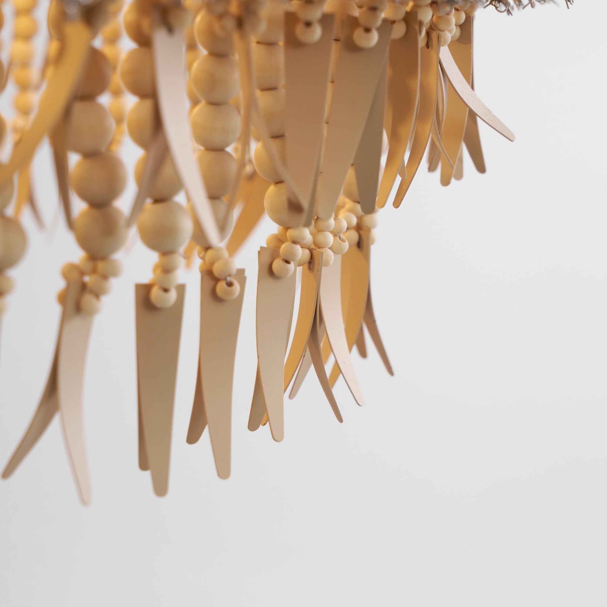 Ljomuvyn Postmodern Luxury Wood Metal Chandelier - Lamp Copper