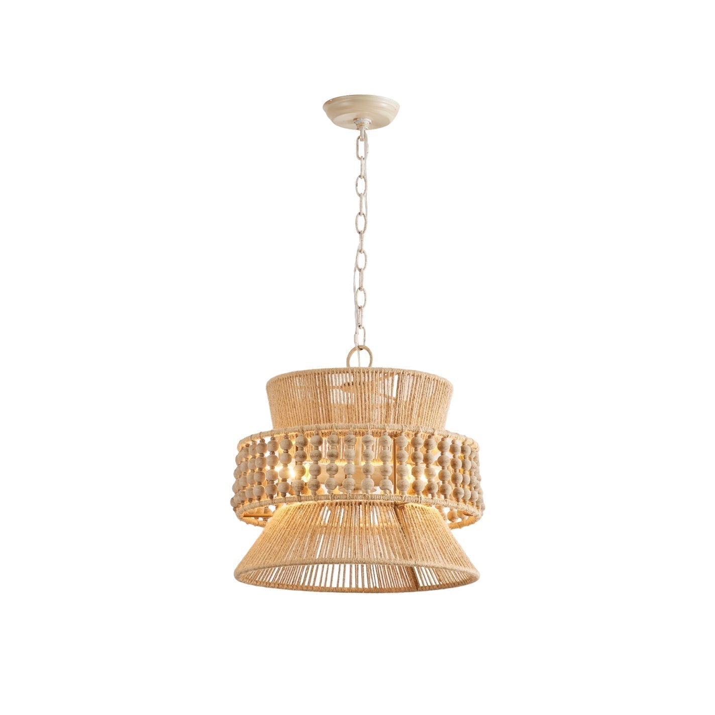 Kvennuvyi Natural Antigua Brown Metal Pendant Lamp - Lamp Copper