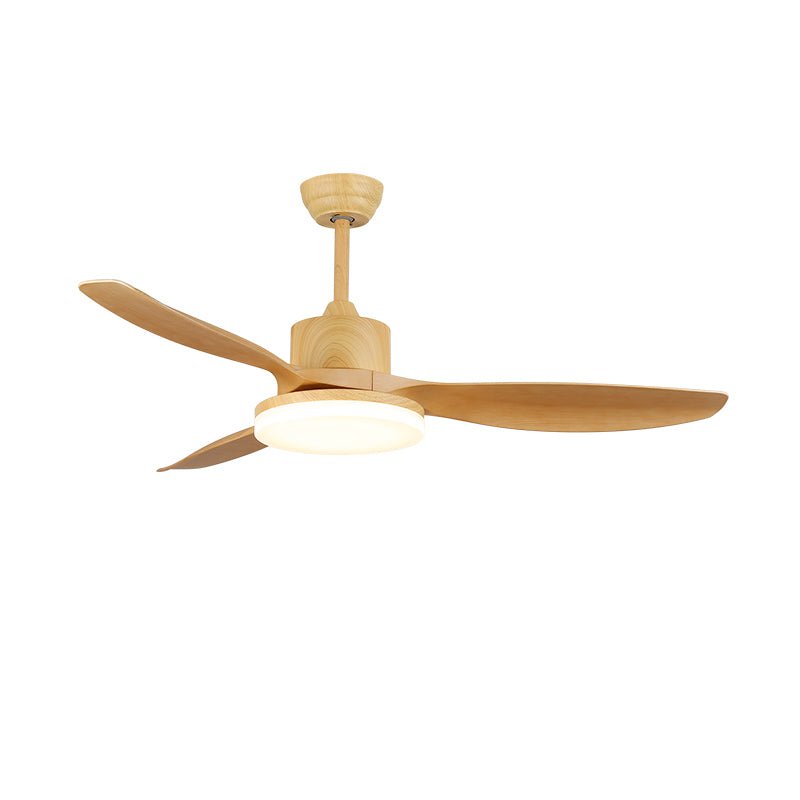 Ventilatore da Soffitto Minimalista in Legno Arysen con Luce