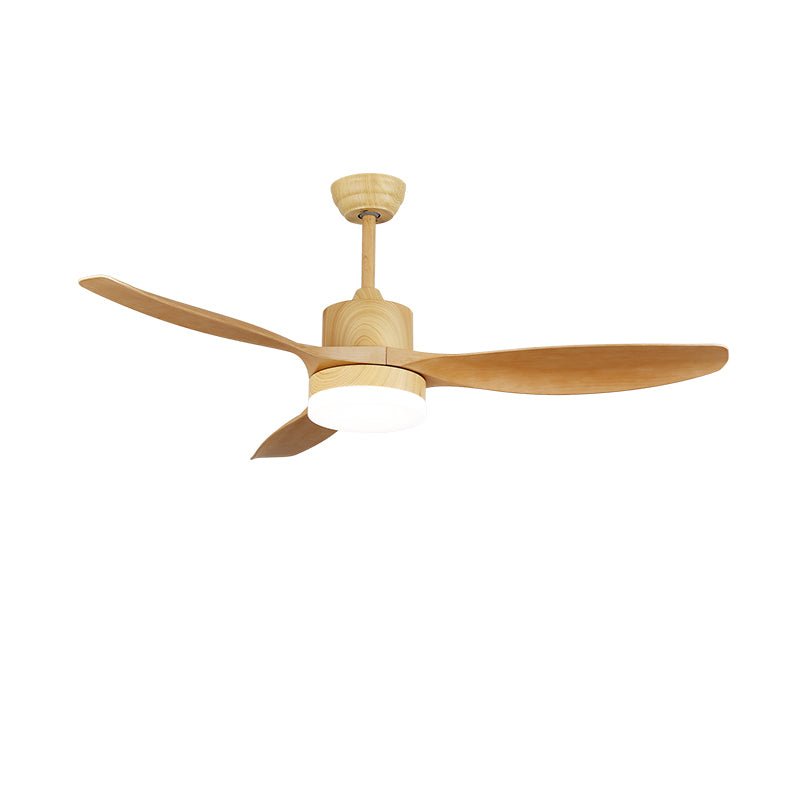 Ventilatore da Soffitto Minimalista in Legno Arysen con Luce