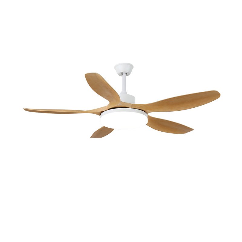 Ventilatore da Soffitto Minimalista in Legno Arysen con Luce