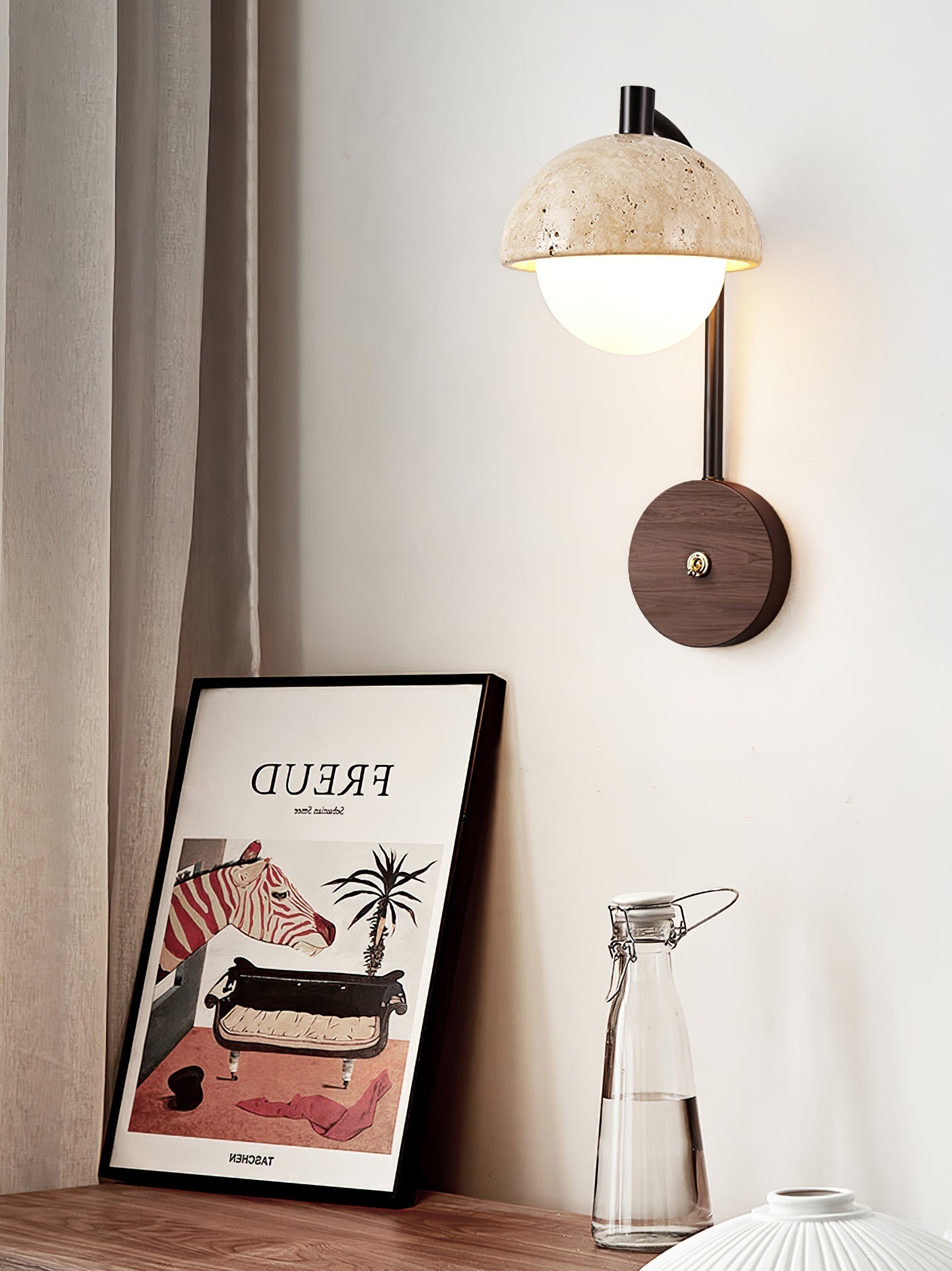 Arlo Travertine Wall Light - Blowlighting