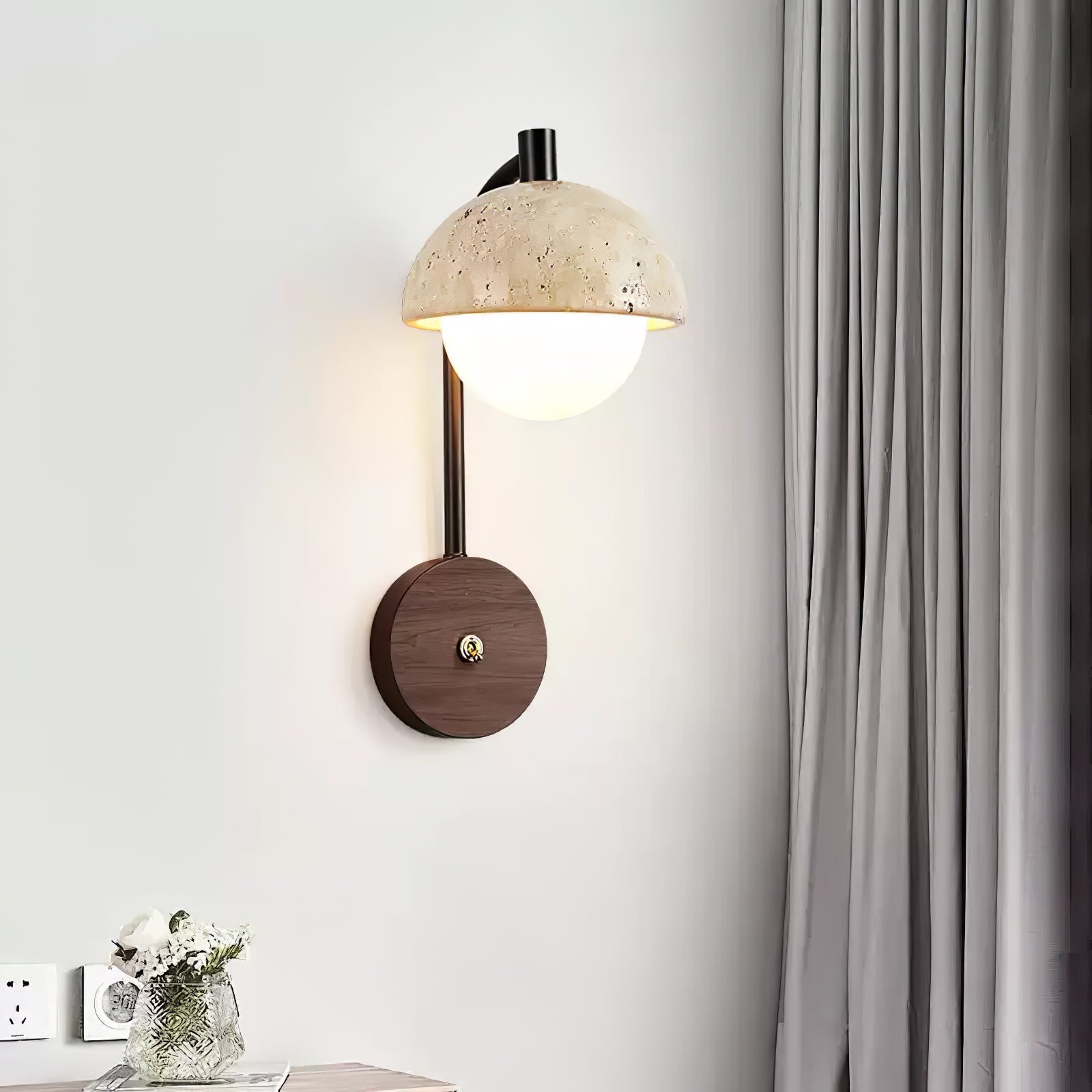 Arlo Travertine Wall Light - Blowlighting