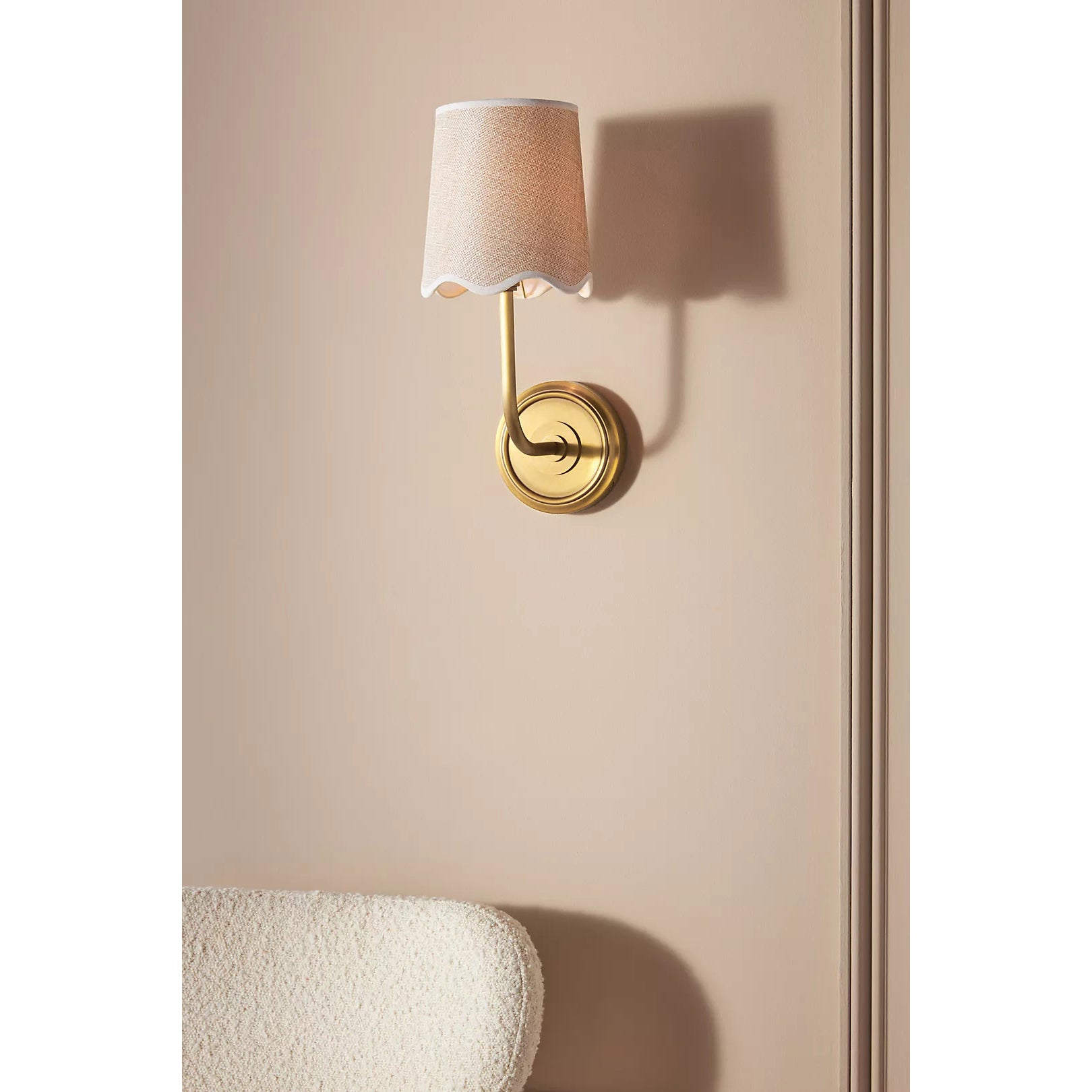 Sifuvyo Modern Minimalist Fabric Metal Wall Lamp - Lamp Copper