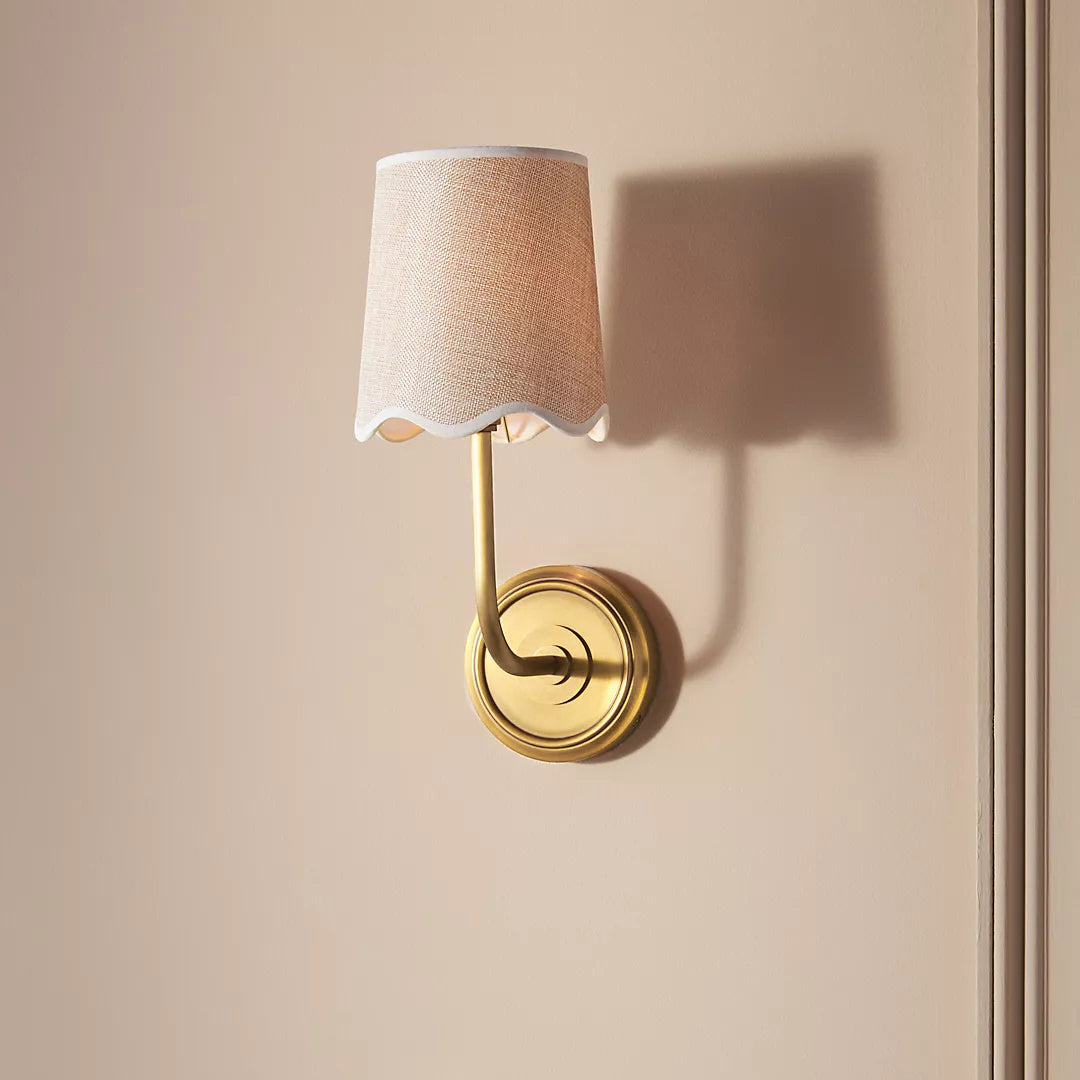 Sifuvyo Modern Minimalist Fabric Metal Wall Lamp - Lamp Copper