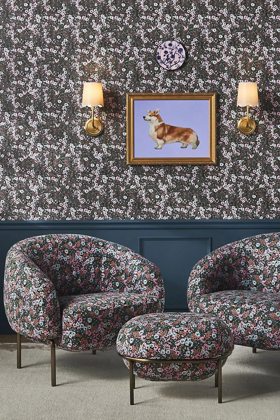 Sifuvyo Modern Minimalist Fabric Metal Wall Lamp - Lamp Copper