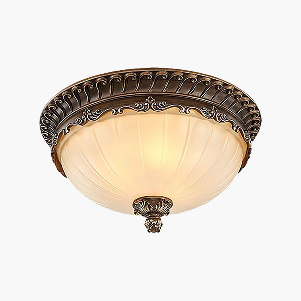 Arisha Retro Metallo/Vetro Plafoniere Soggiorno/Camera da Letto
