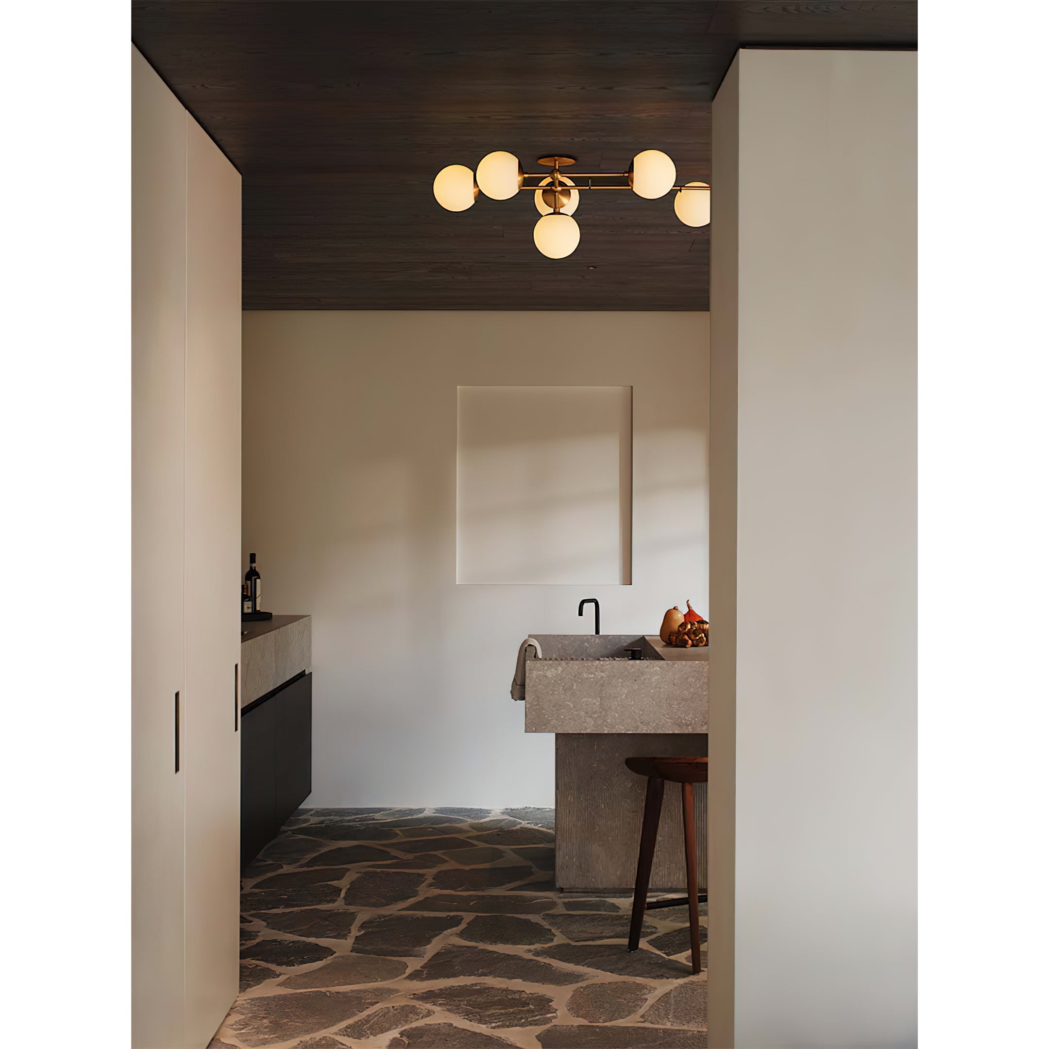 Ulfuvyo Modern Minimalist Glass Metal Wall Lamp - Lamp Copper