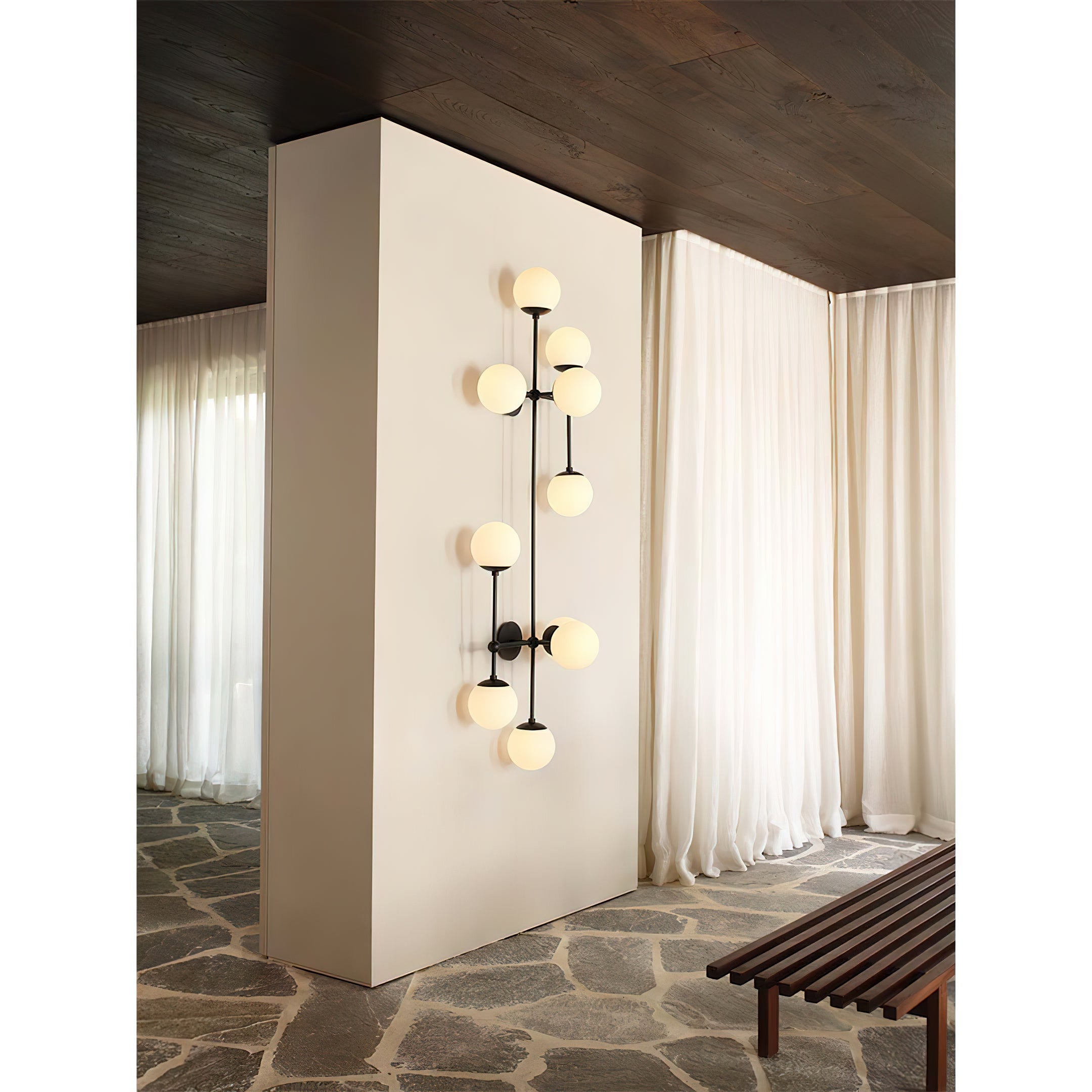 Ulfuvyo Modern Minimalist Glass Metal Wall Lamp - Lamp Copper