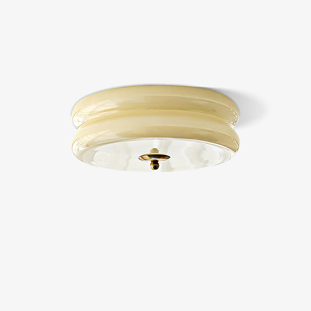 Valentina Lampada da Soffitto Tonda a Incasso Vintage a Due Strati