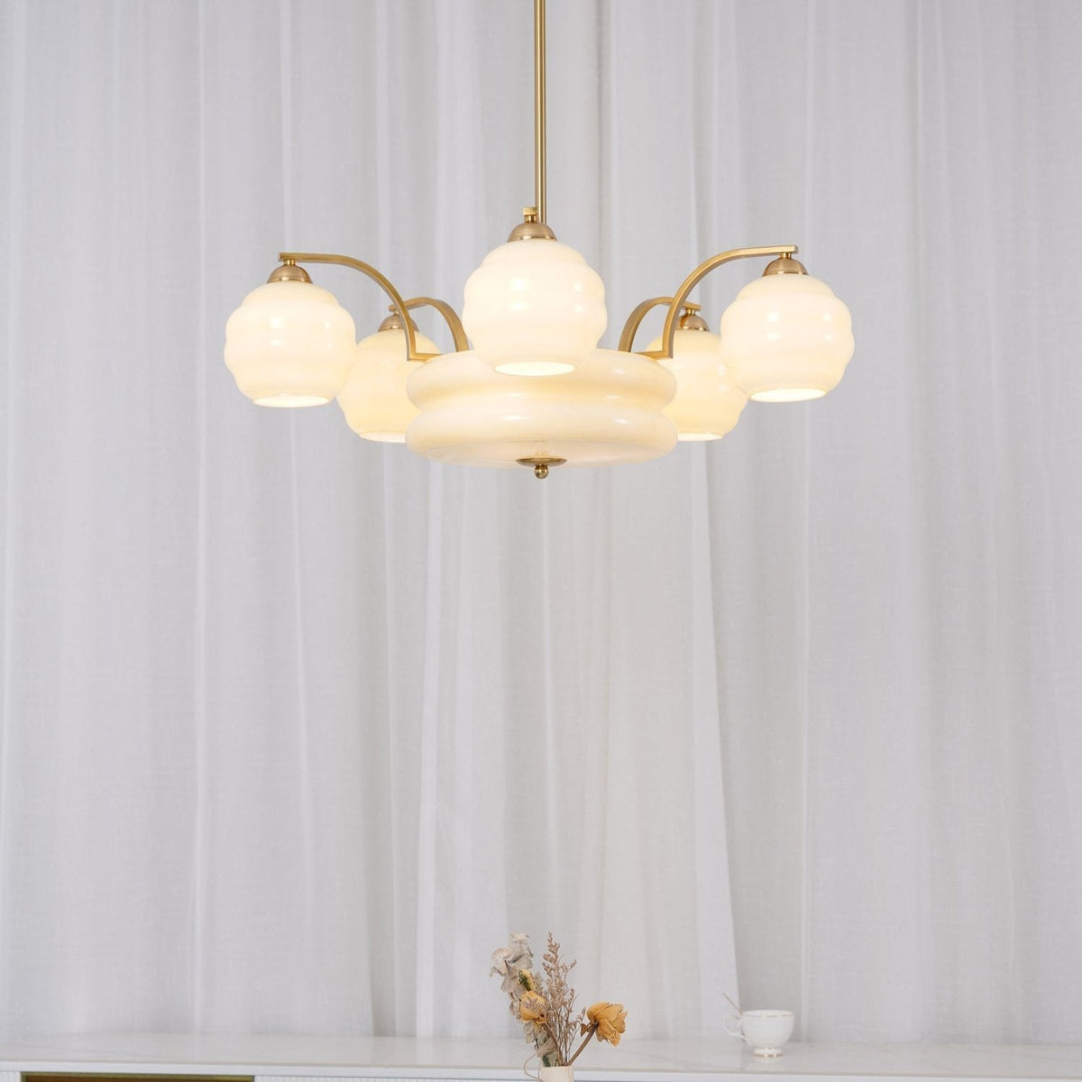 Art Deco Vintage Chandelier - Blowlighting