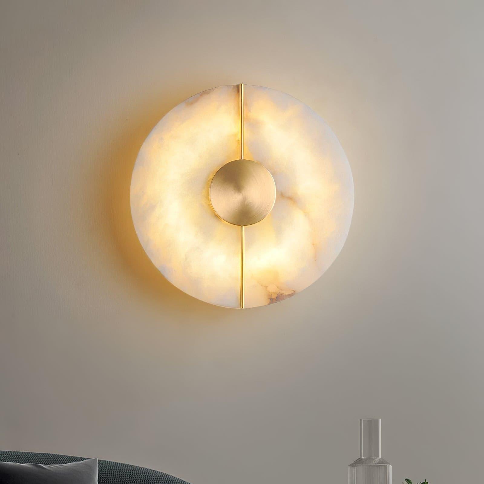 Citheira Minimalist Alabaster Wall Light - Neutralighting